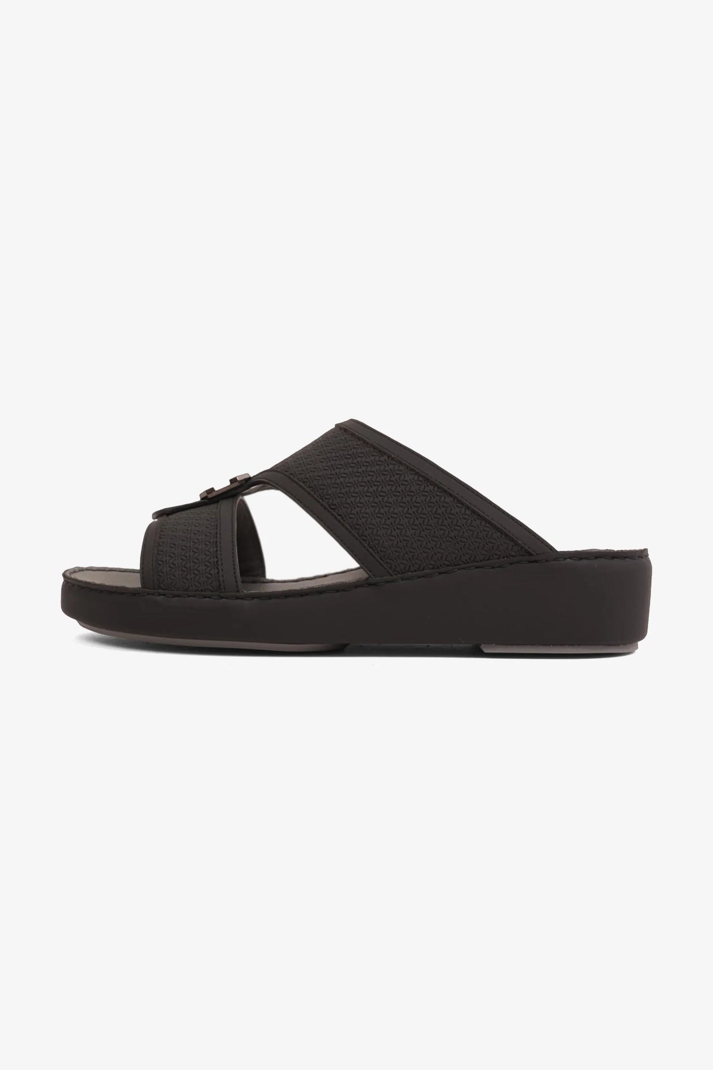 Cavalier Uomo Men's Premium Arabic Sandals Black MSDCV1119