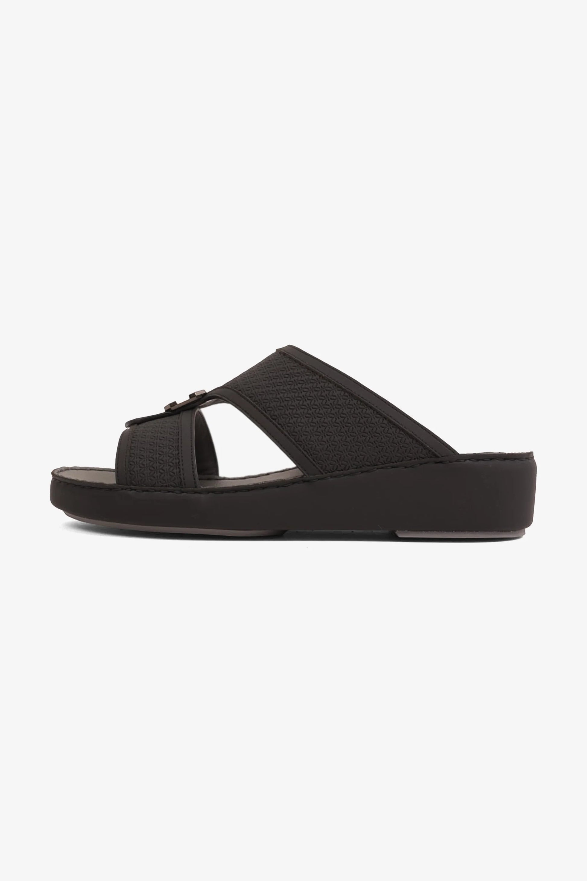 Cavalier Uomo Men's Premium Arabic Sandals Black MSDCV1119