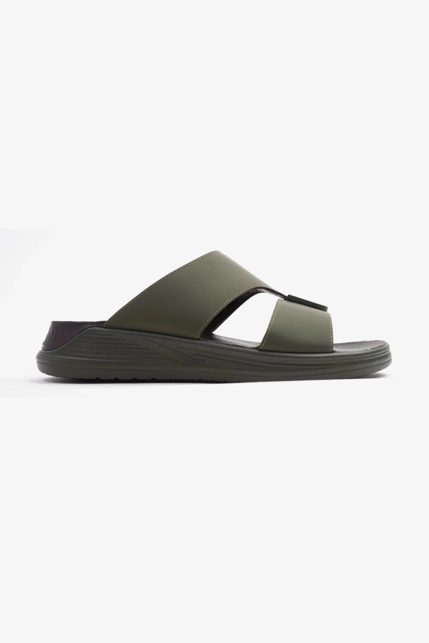 Cavalier Uomo Men's Classic Arabic Sandals Olive MSDCVSUN507