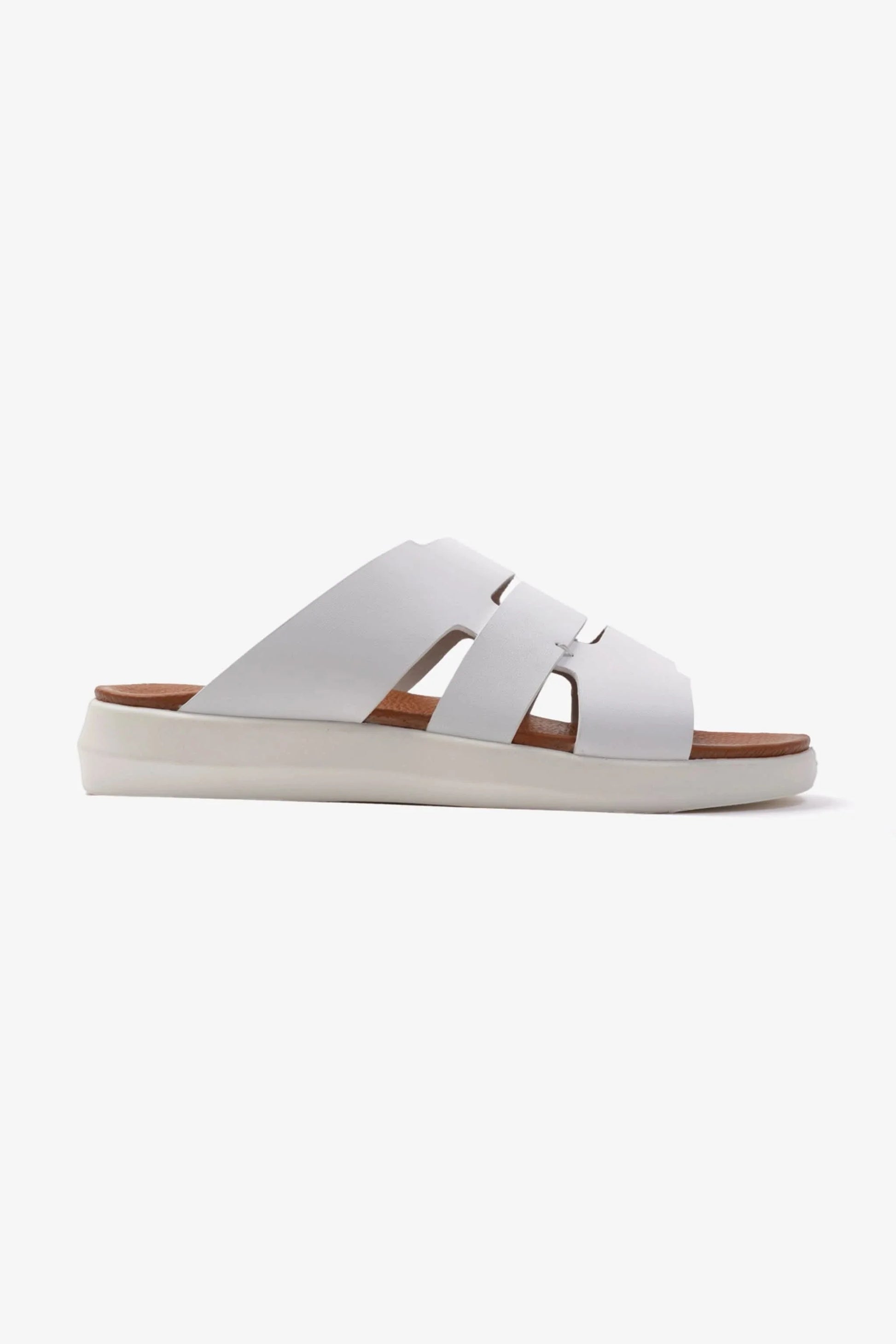 Comfort Plus Men's 2.2mm Arabic Sandals White MSDCPKYB66
