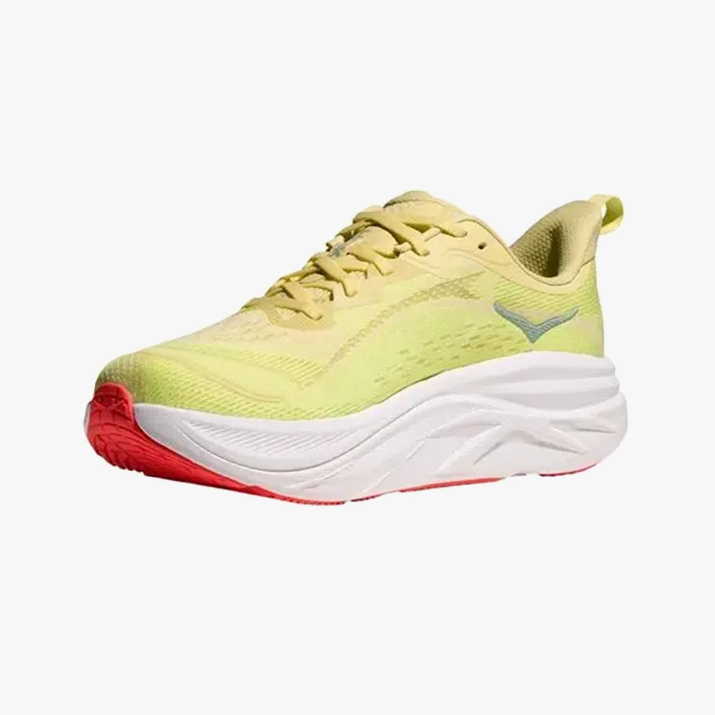 HOKA MENS SPORTS SHOES SKYFLOWSUNLIGHT / NEON YUZU