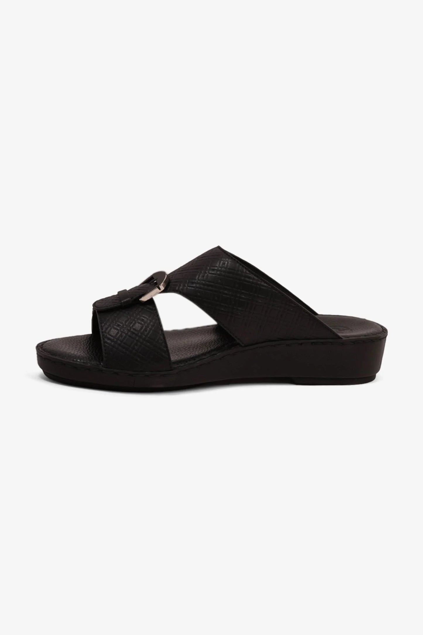 Comfort Plus Men's Cushioned Slip-On Sandals Black MSDCP7013