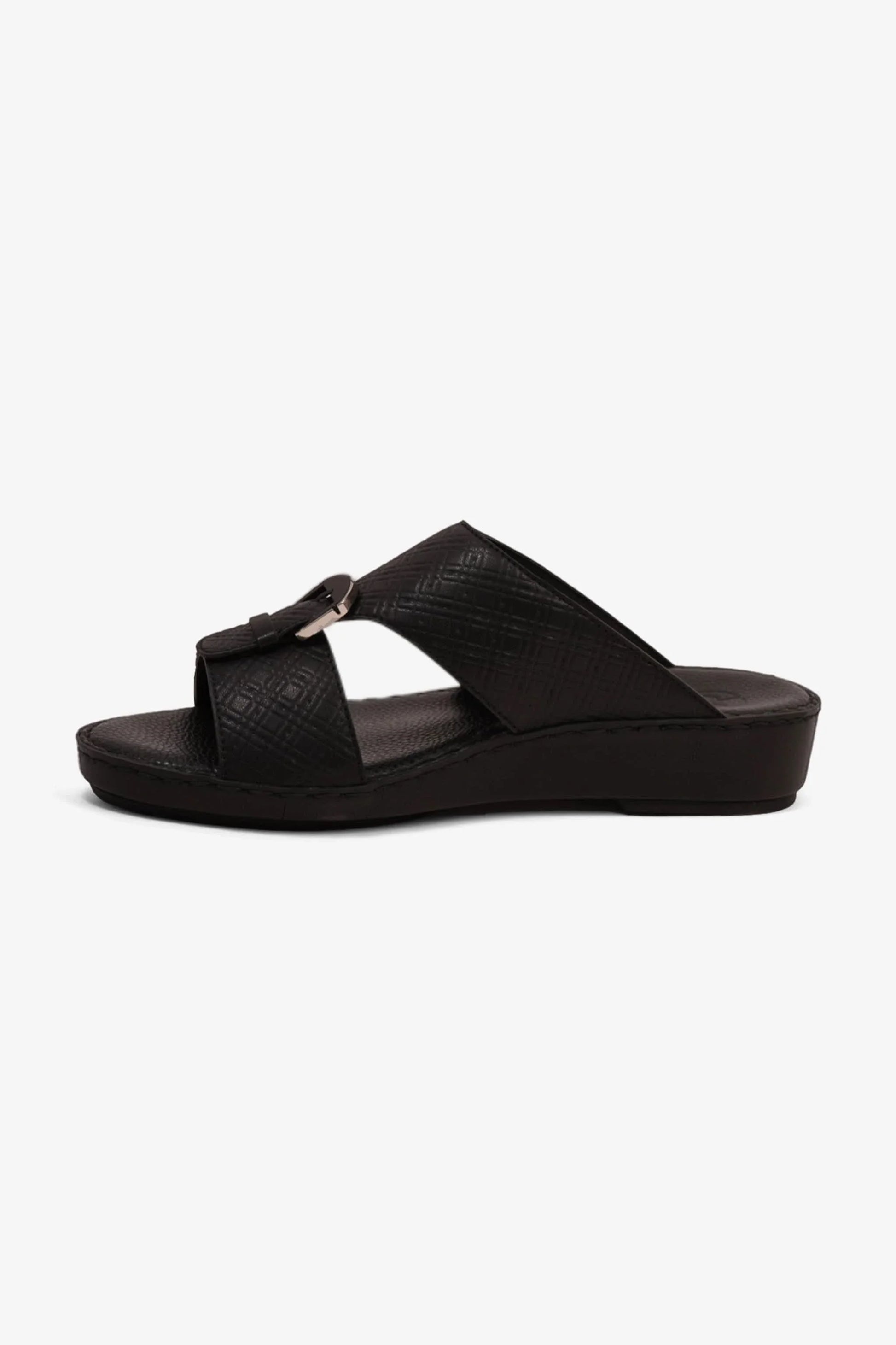 Comfort Plus Men's Cushioned Slip-On Sandals Black MSDCP7013