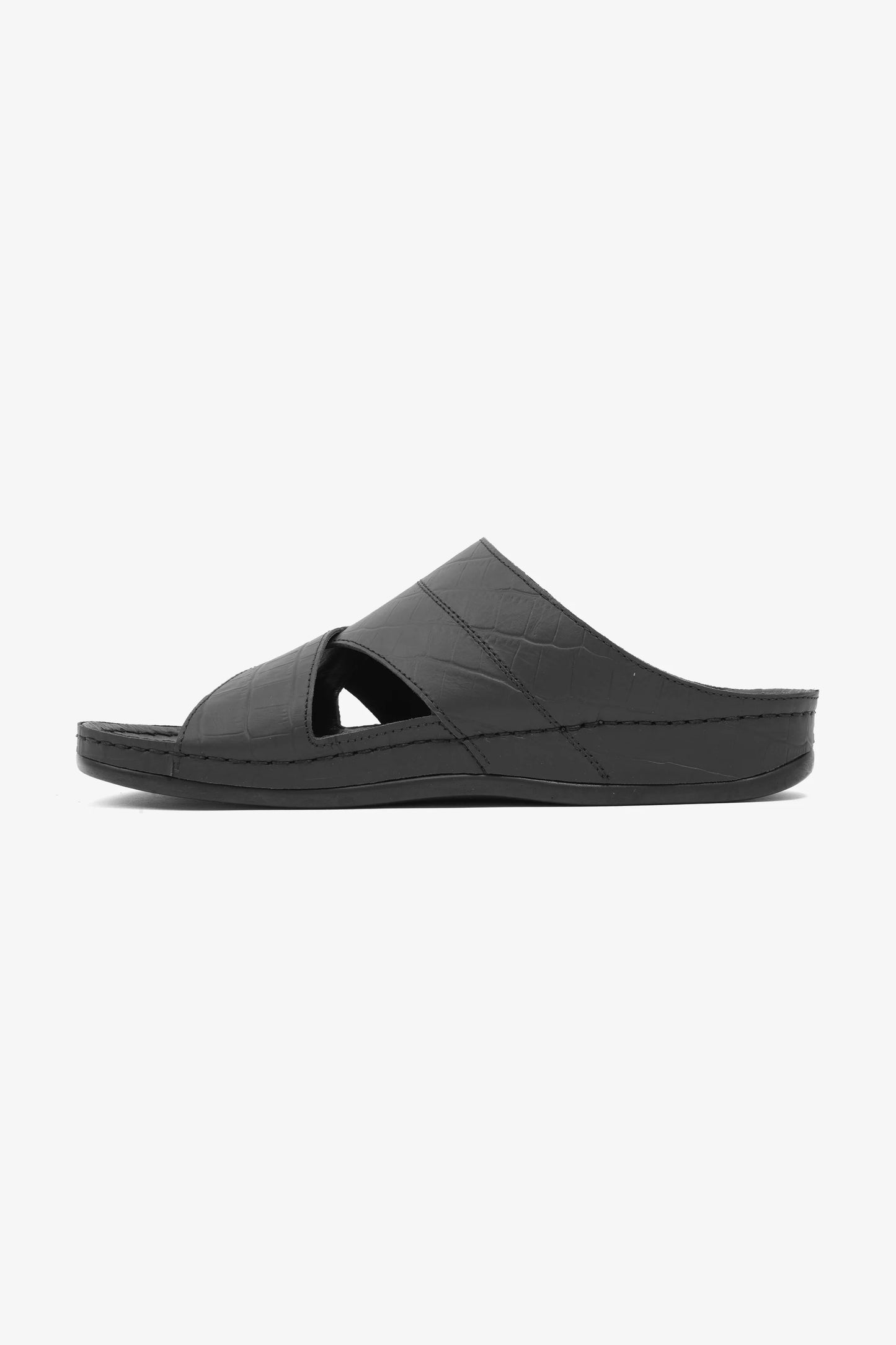 Comfort Plus Men's Arabic Sandals Black MSDCPAV03