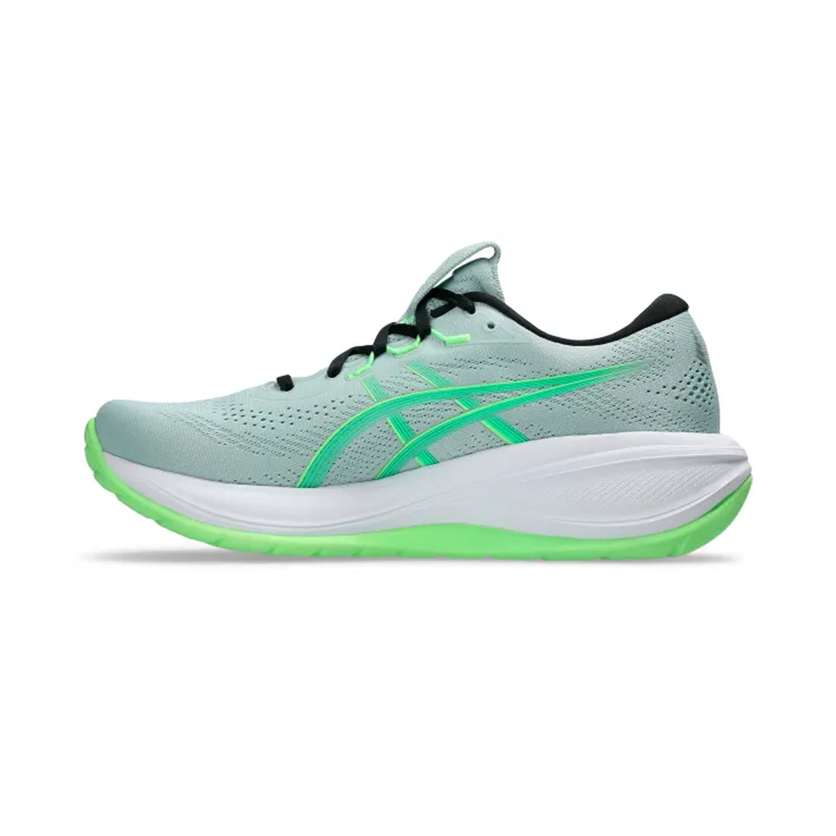 ASICS MEN SHOES GEL CUMULUS 28 COLD MOSS/VITAL GREEN-thumbmail-2