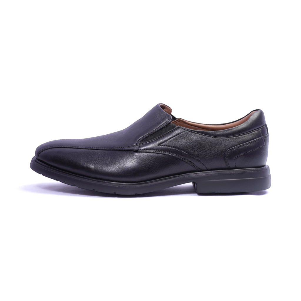 Comfort Plus Men's Leather Derby Shoes Black