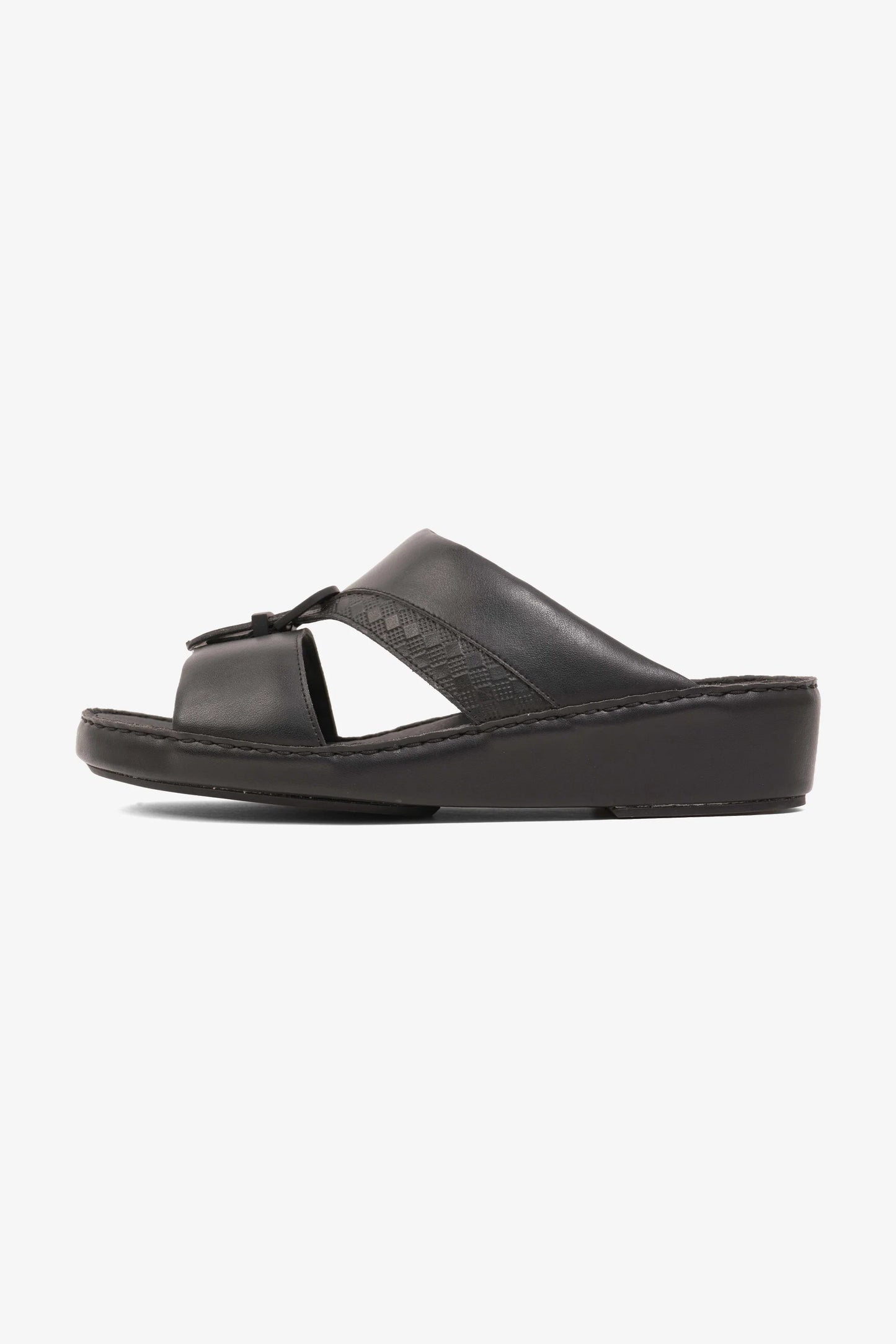 Comfort Plus Men's Traditional Style Sandals Black MSDCP901136