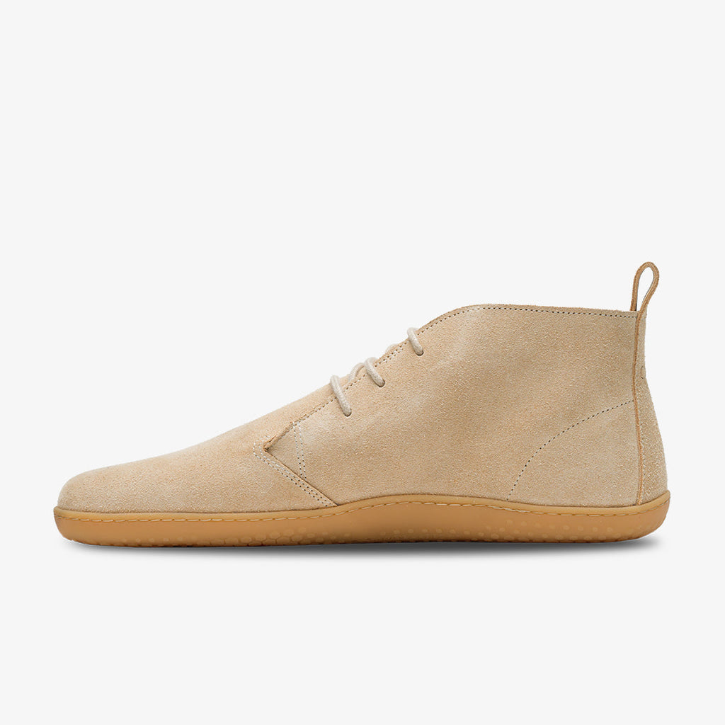 Vivobarefoot Gobi Iii Suede Mens Natural - Sole Therapy