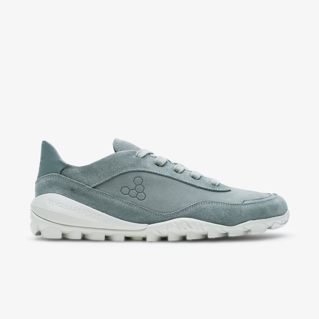 Vivobarefoot Novus Mens Trainer Shoes Khaki - Sole Therapy