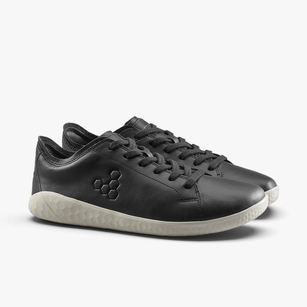 Vivobarefoot Geo Court IV Mens Obsidian/white