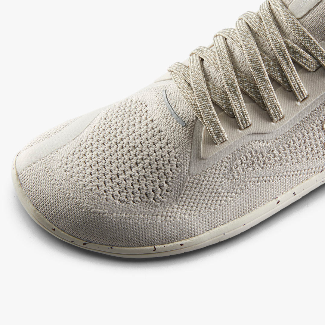 Vivobarefoot Primus Lite Knit Mens Silver Birch - Sole Therapy