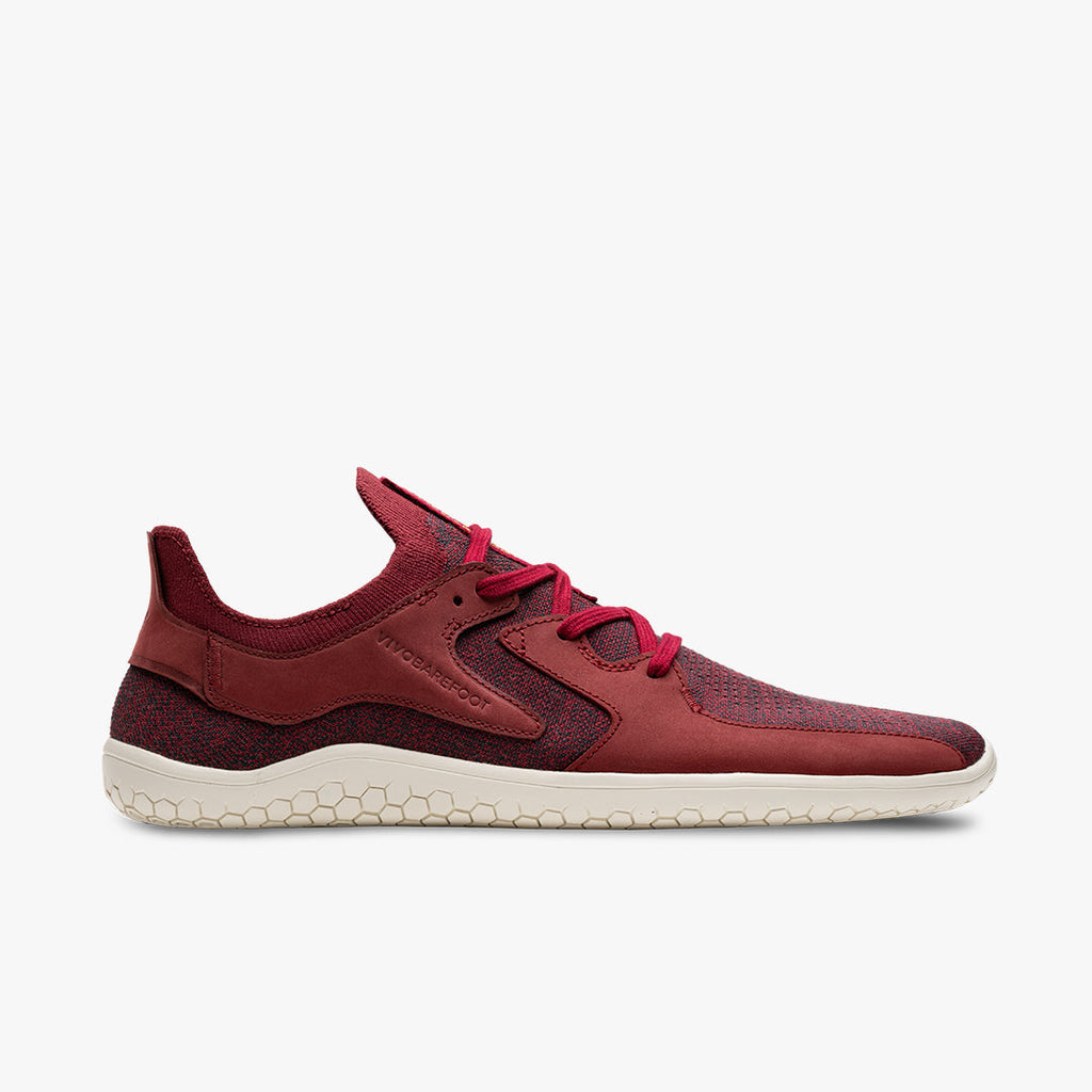 Vivobarefoot Primus Asana Ii Mens Burgundy - Sole Therapy
