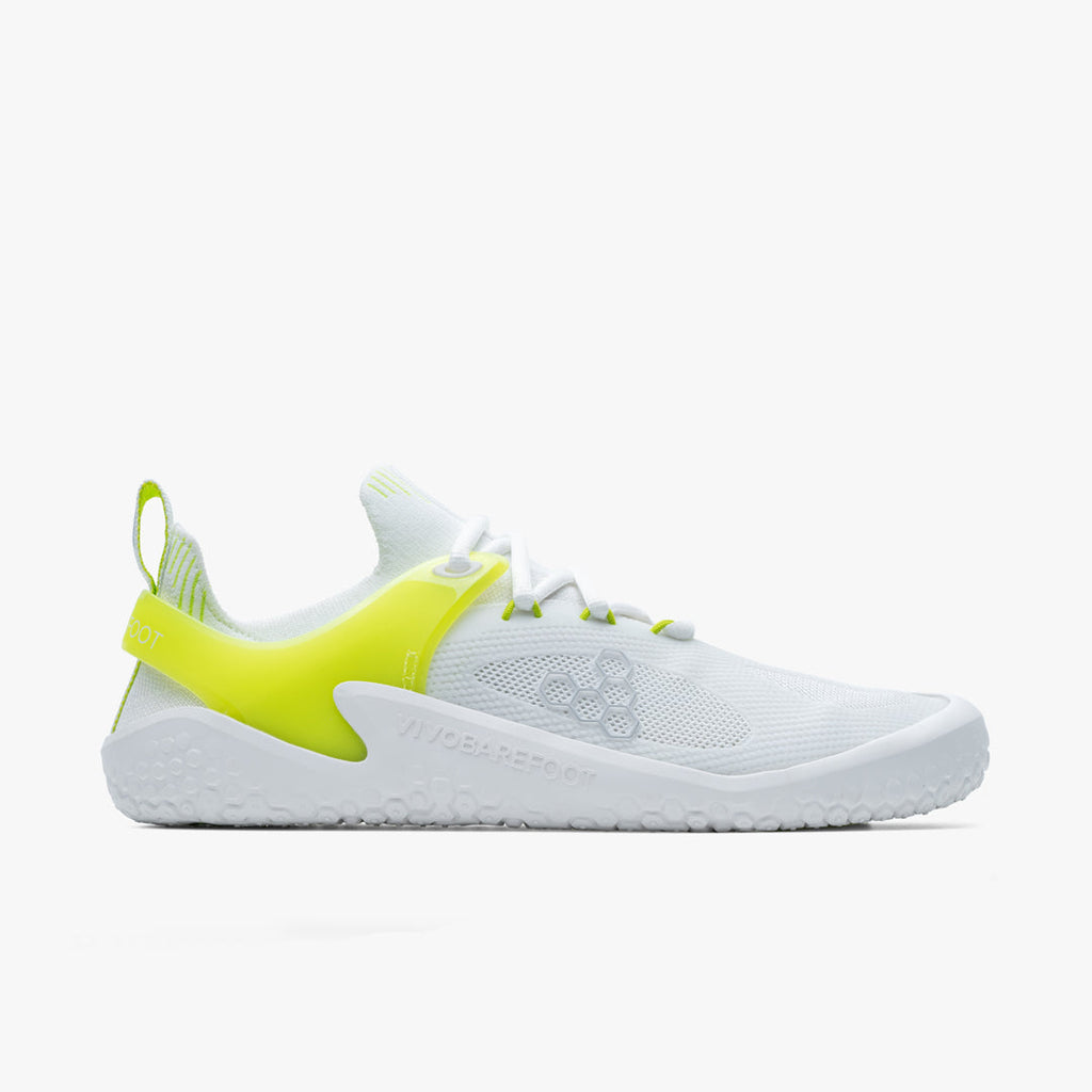 Vivobarefoot  Motus Strength Mens White-Acid Lime - Sole Therapy