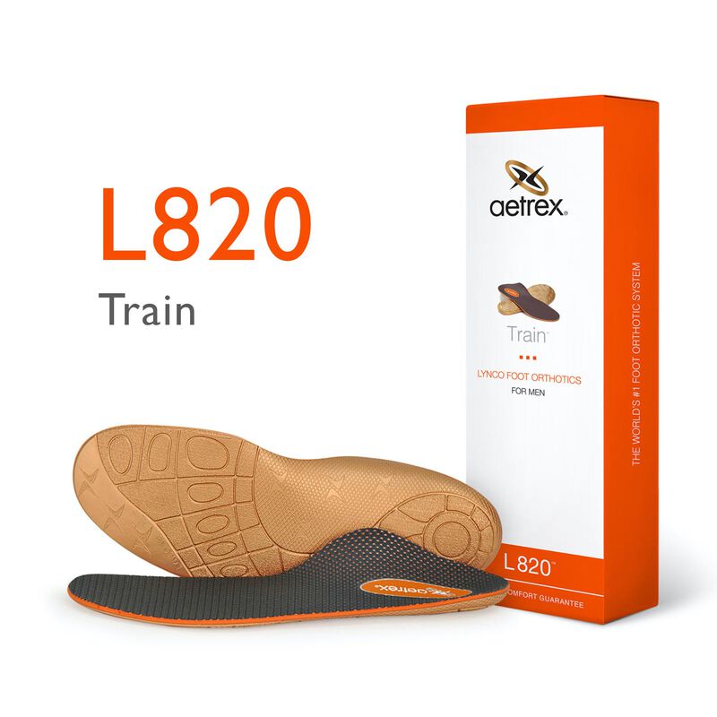 Aetrex Train Men's Posted Orthotics L820