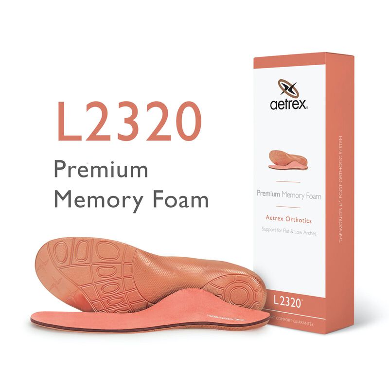 Aetrex Women's Premium Memory Foam Posted Orthotics L2320