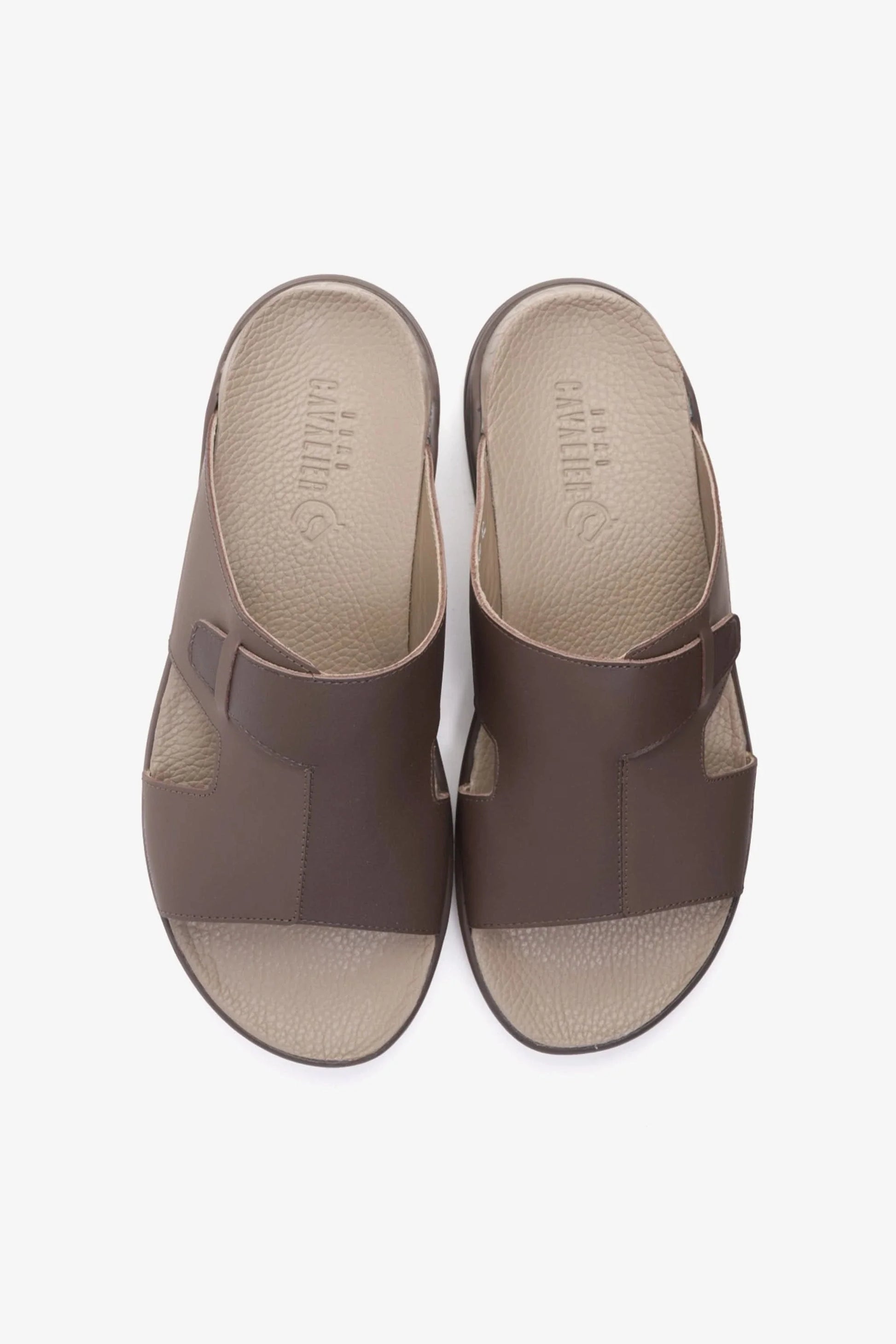 Cavalier Uomo Men's Classic Traditional Arabic Sandals Brown MSDCVSUN509