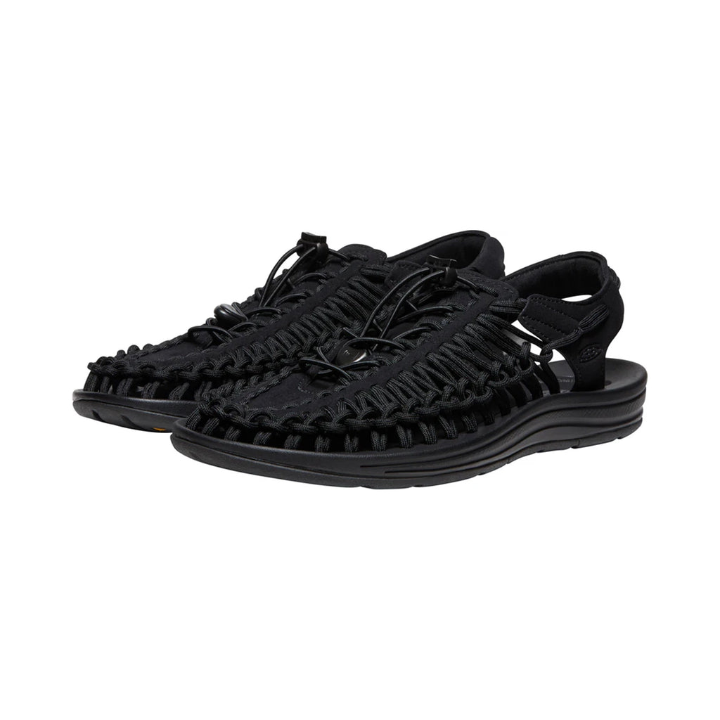 MEN UNEEK FLAT SANDALS BLACK/BLACK