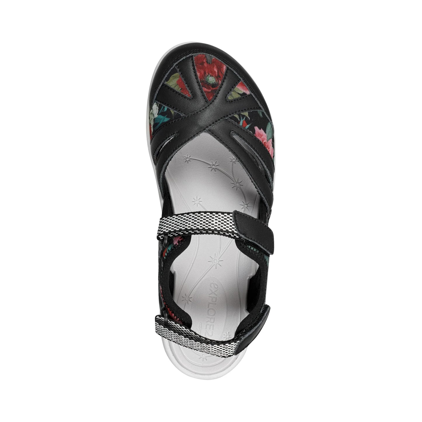 EASY SPIRIT LADIES SANDALS BLACK SEESPLASH