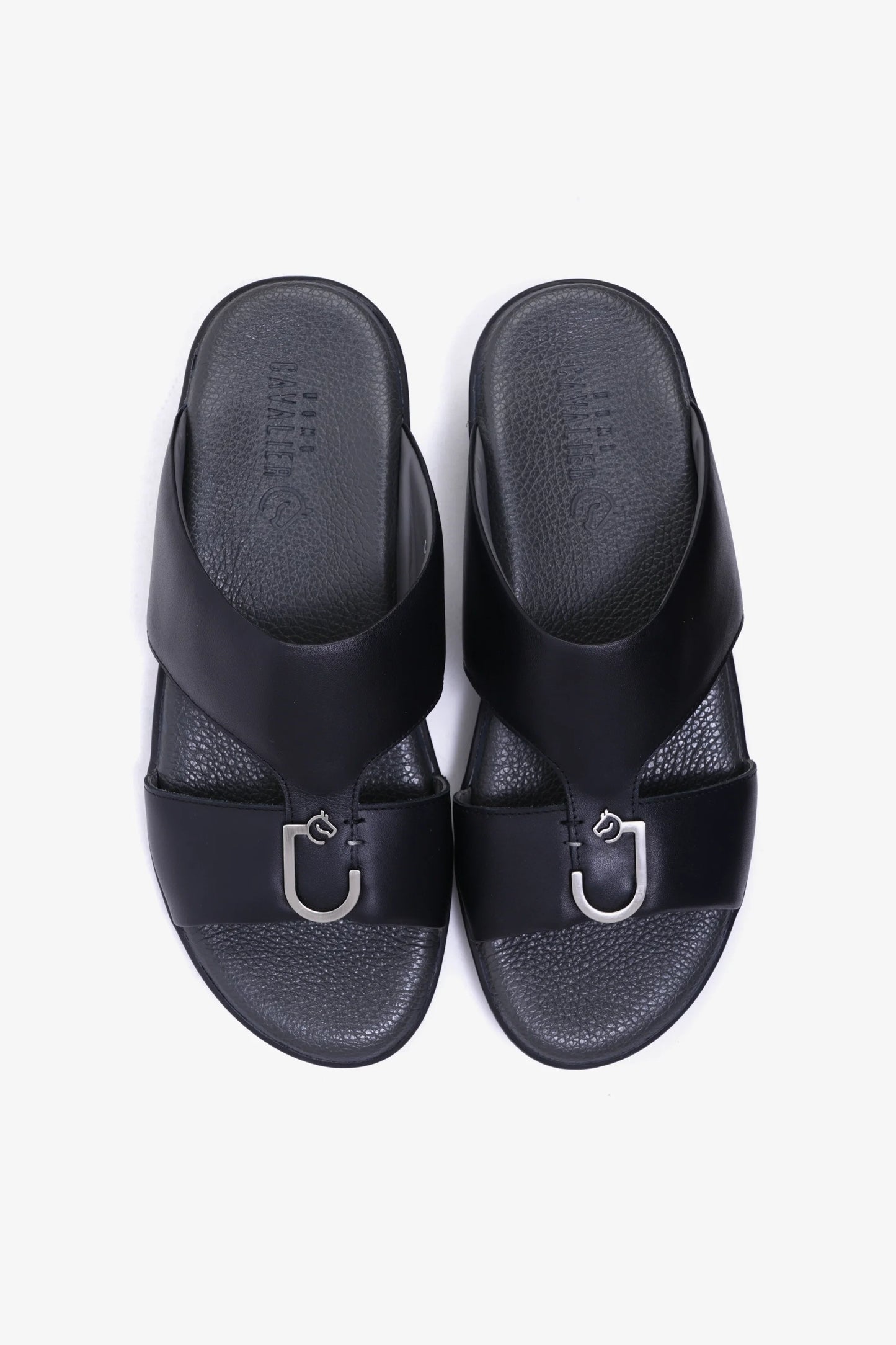 Cavalier Uomo Men's Arabic Sandals Black MSDCVDLR201