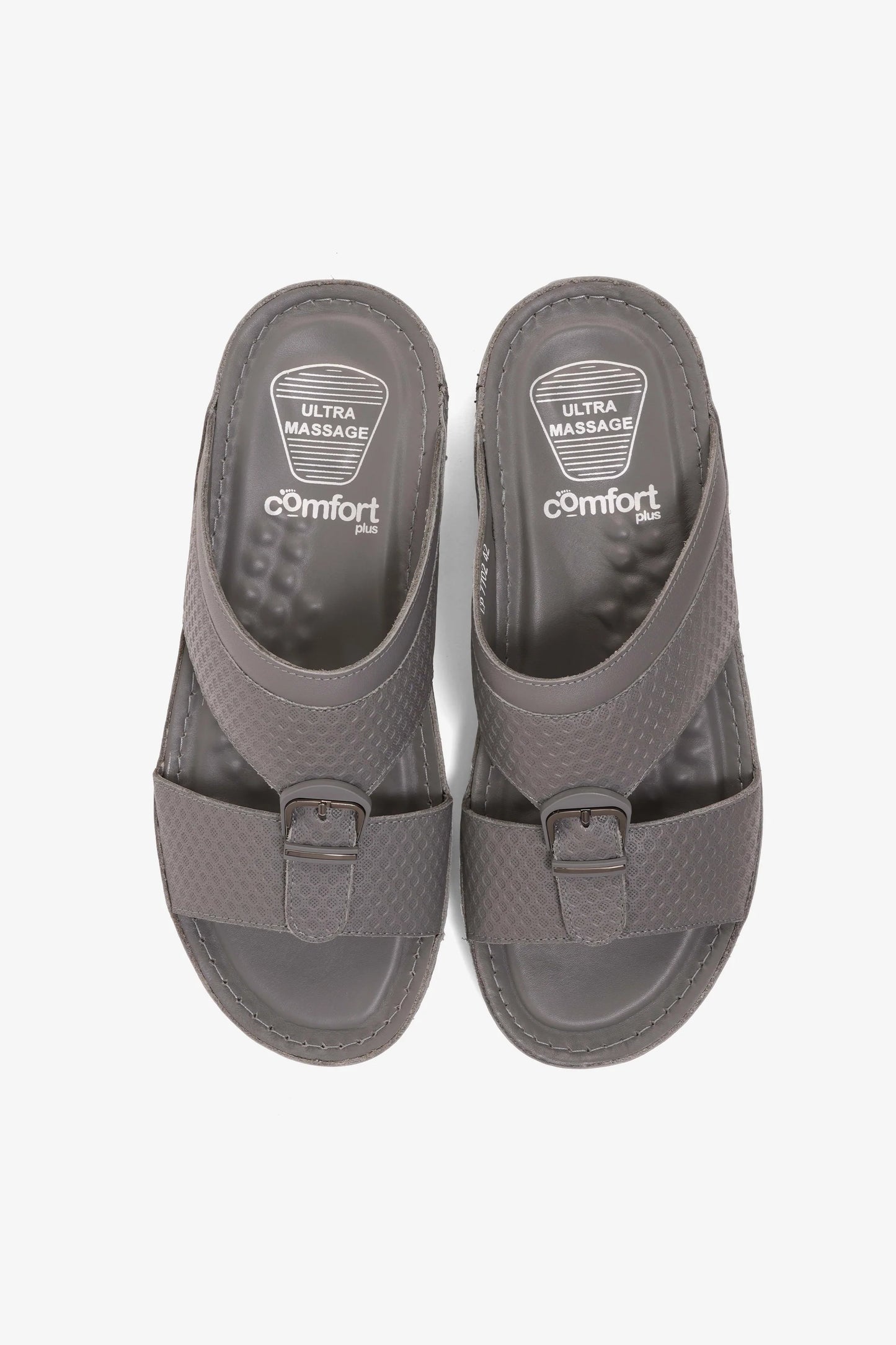 Comfort Plus Men's Arabic Sandals Grey MSDCP7702