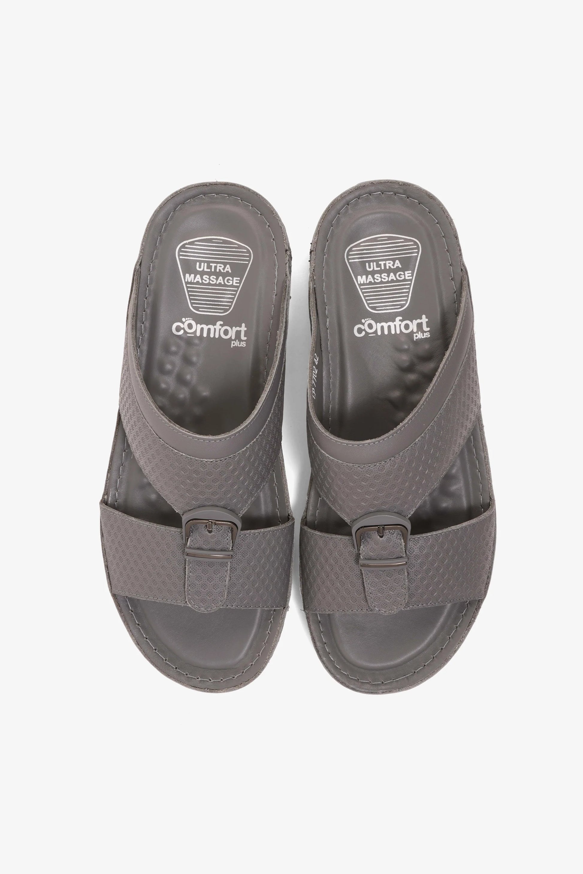 Comfort Plus Men's Arabic Sandals Grey MSDCP7702