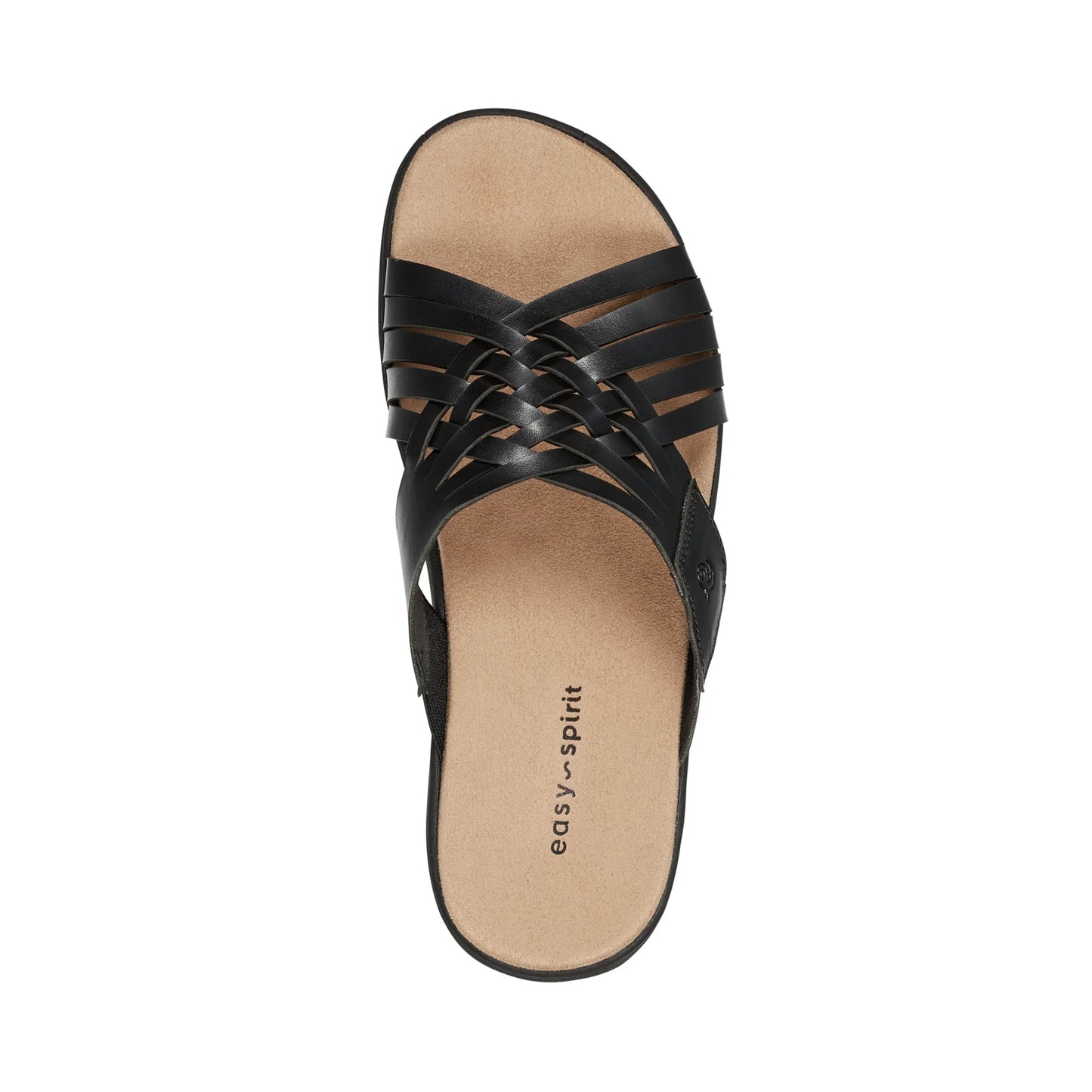 EASY SPIRIT MEADOW SLIP ON SANDALS - BLACK