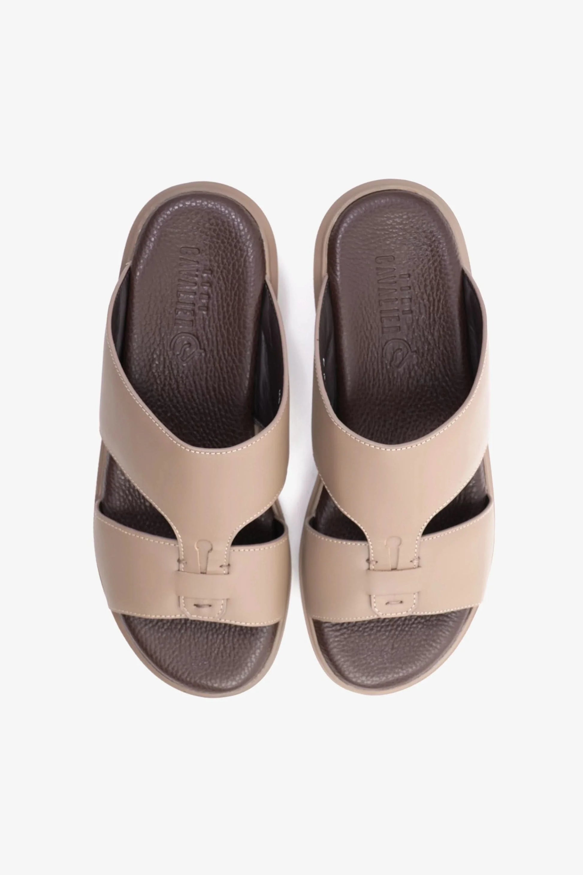 Cavalier Uomo Men's Comfortable Slip-On Sandals Stone MSDCVALP116