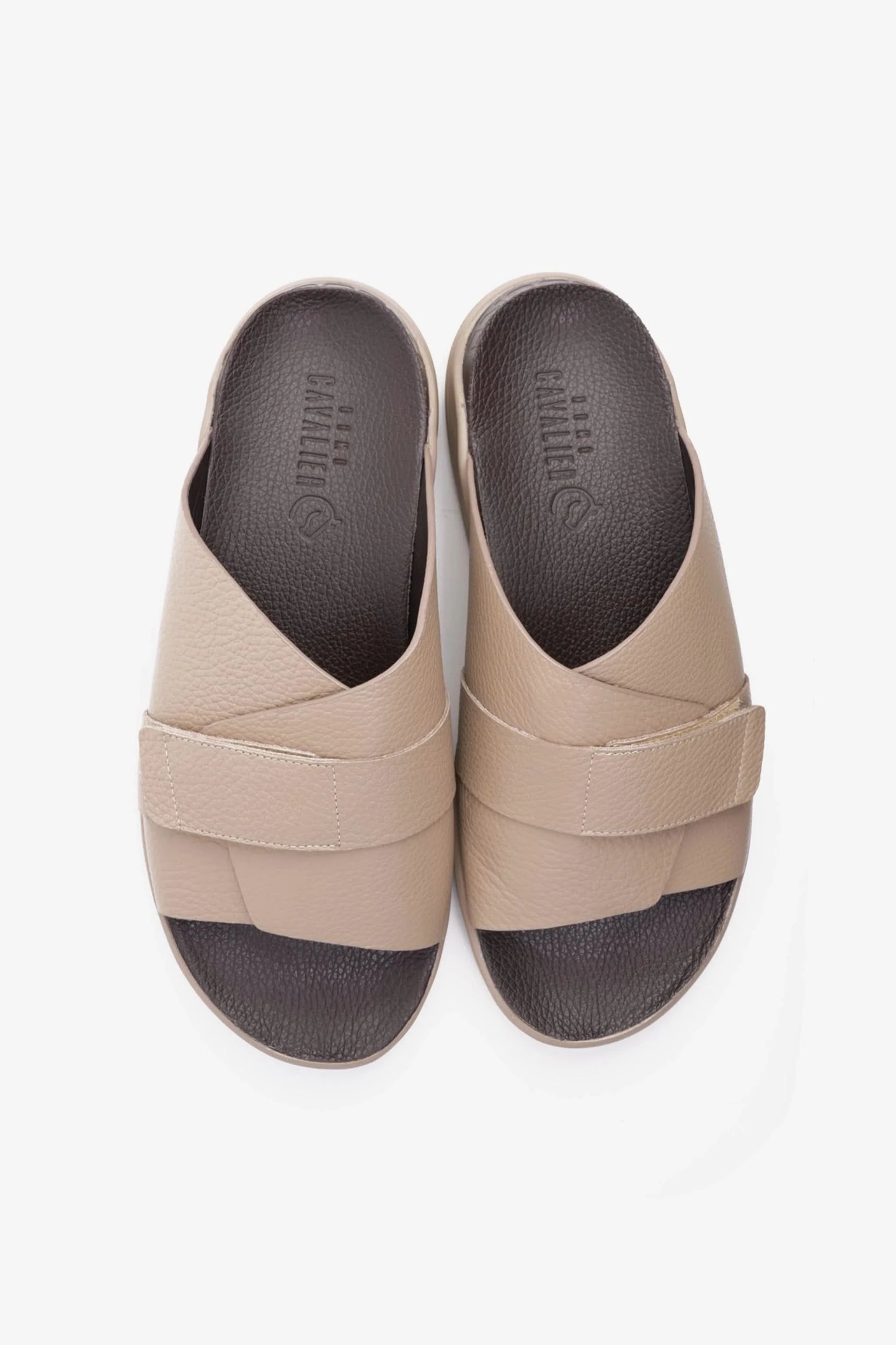Cavalier Uomo Men's Strappy Sandals Stone MSDCVSUN508