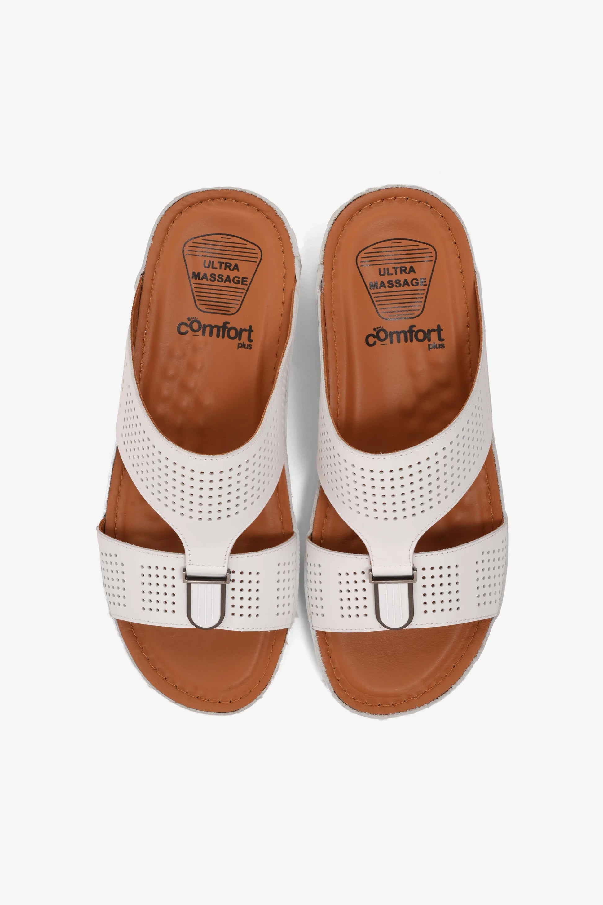 Comfort Plus Men's Arabic Sandals White CP 7708
