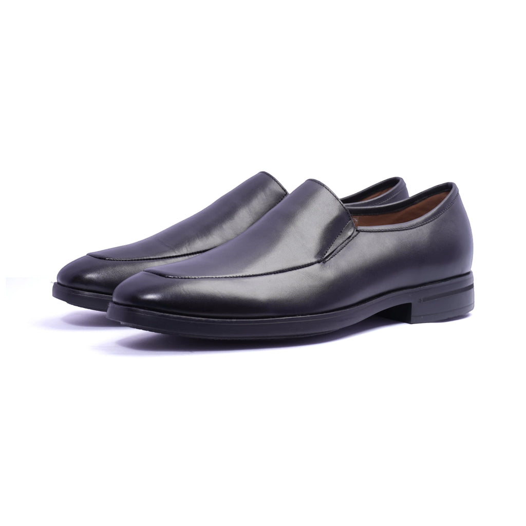 Comfort Plus Classic Leather Loafers For Men's Black