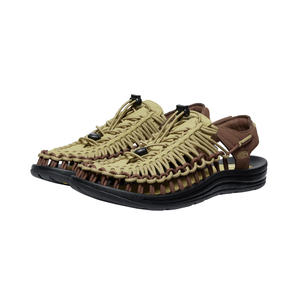 MENS UNEEK FLAT SANDALS KHAKI/DARK EARTH