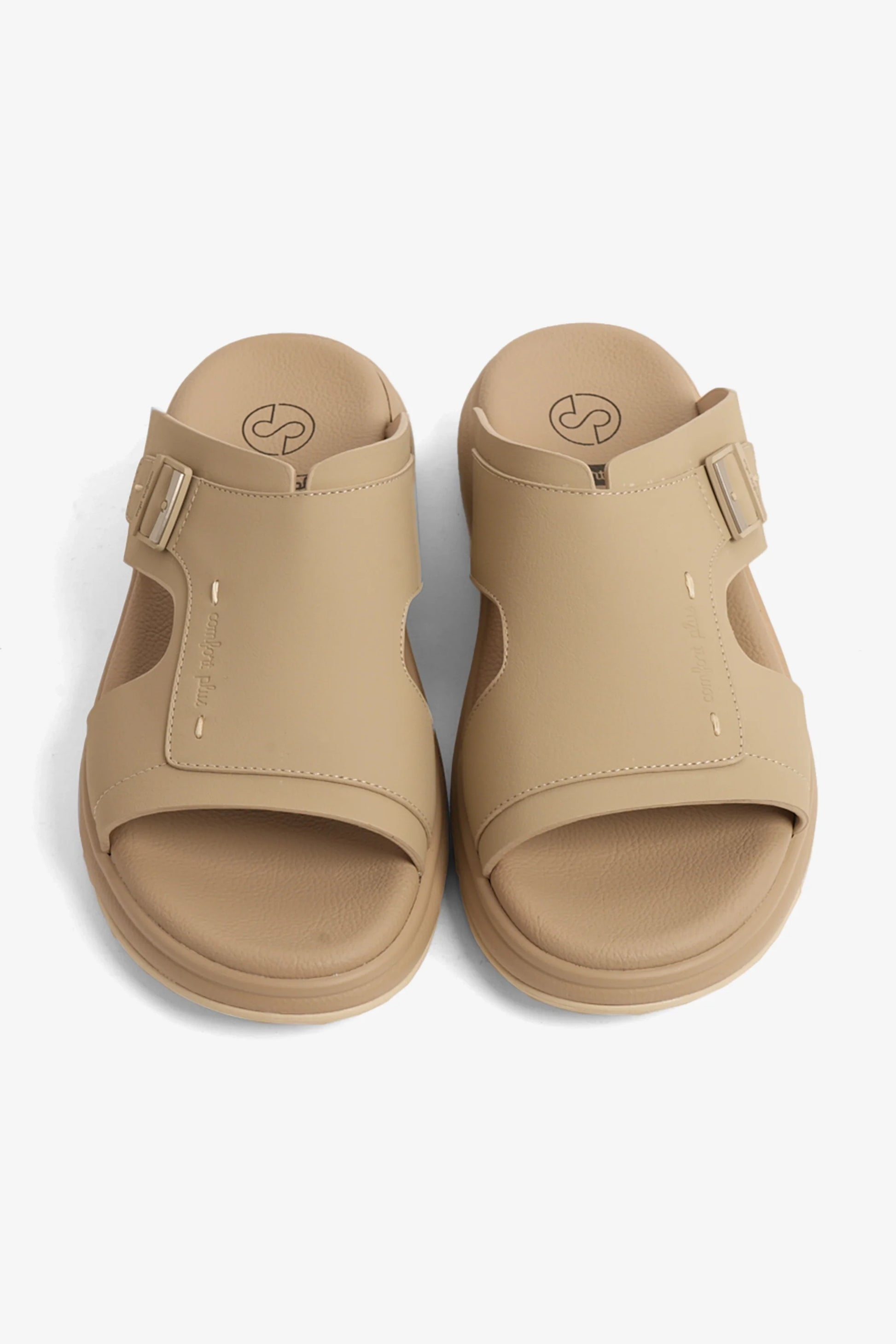 Comfort Plus Men's Ultra Elevate Sandals Beige MSDGBCPTD102