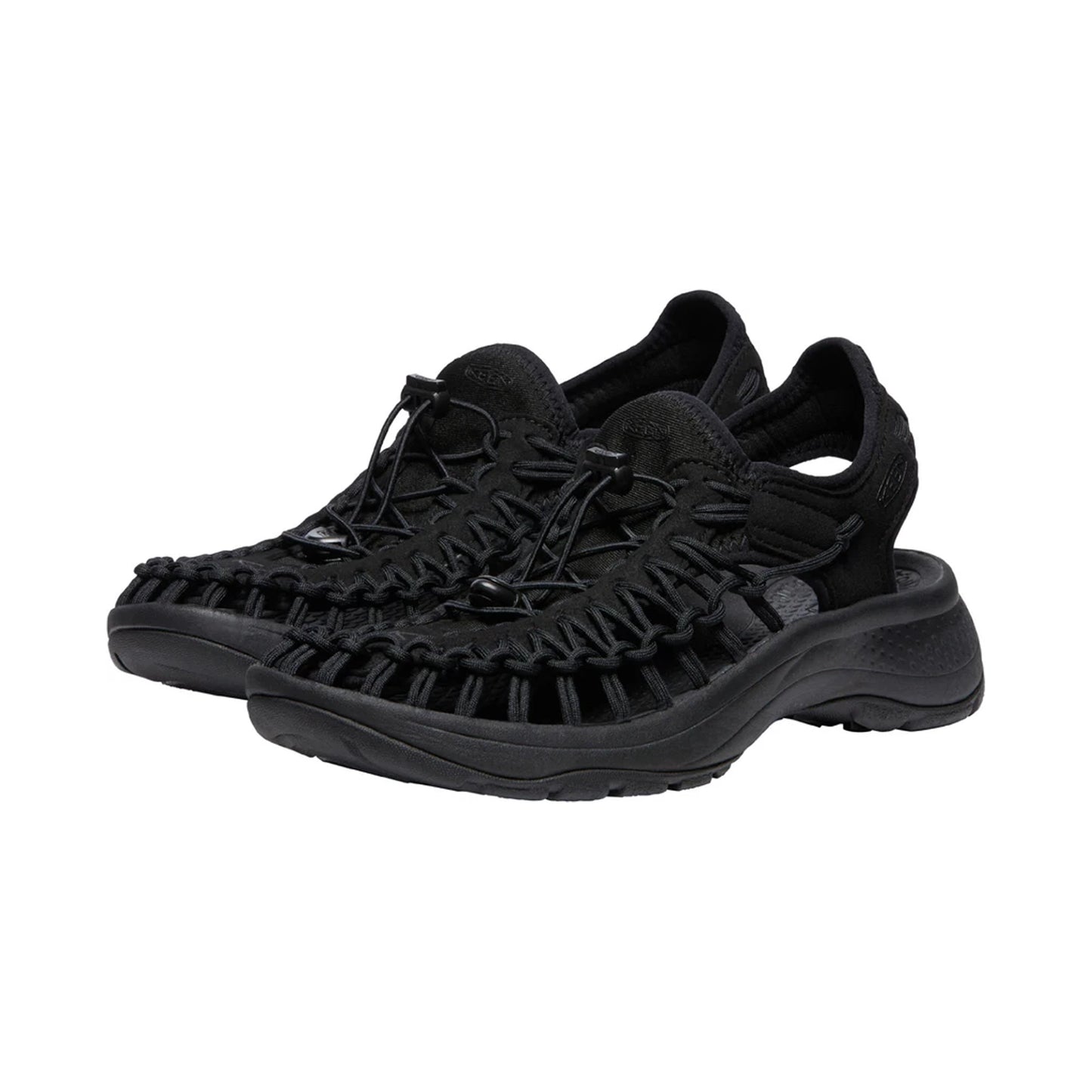 WOMEN UNEEK ASTORIA FLAT SANDALS BLACK/BLACK