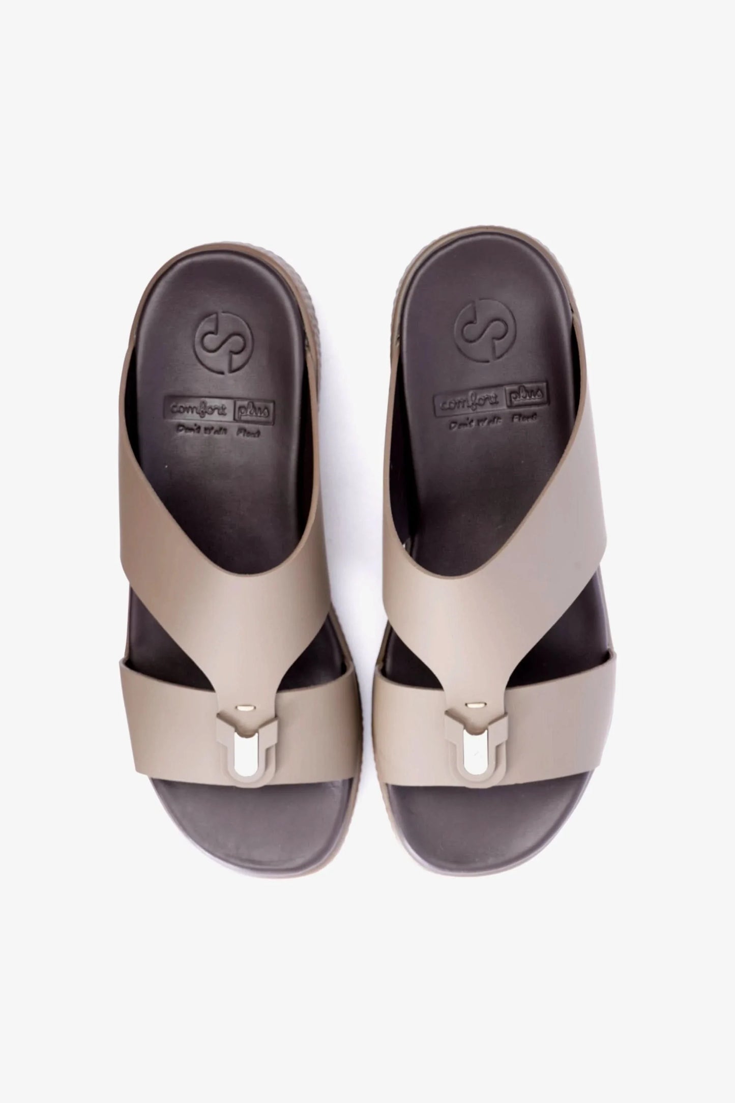 Comfort Plus Men's Leather Sandals Truffle MSDCPD101