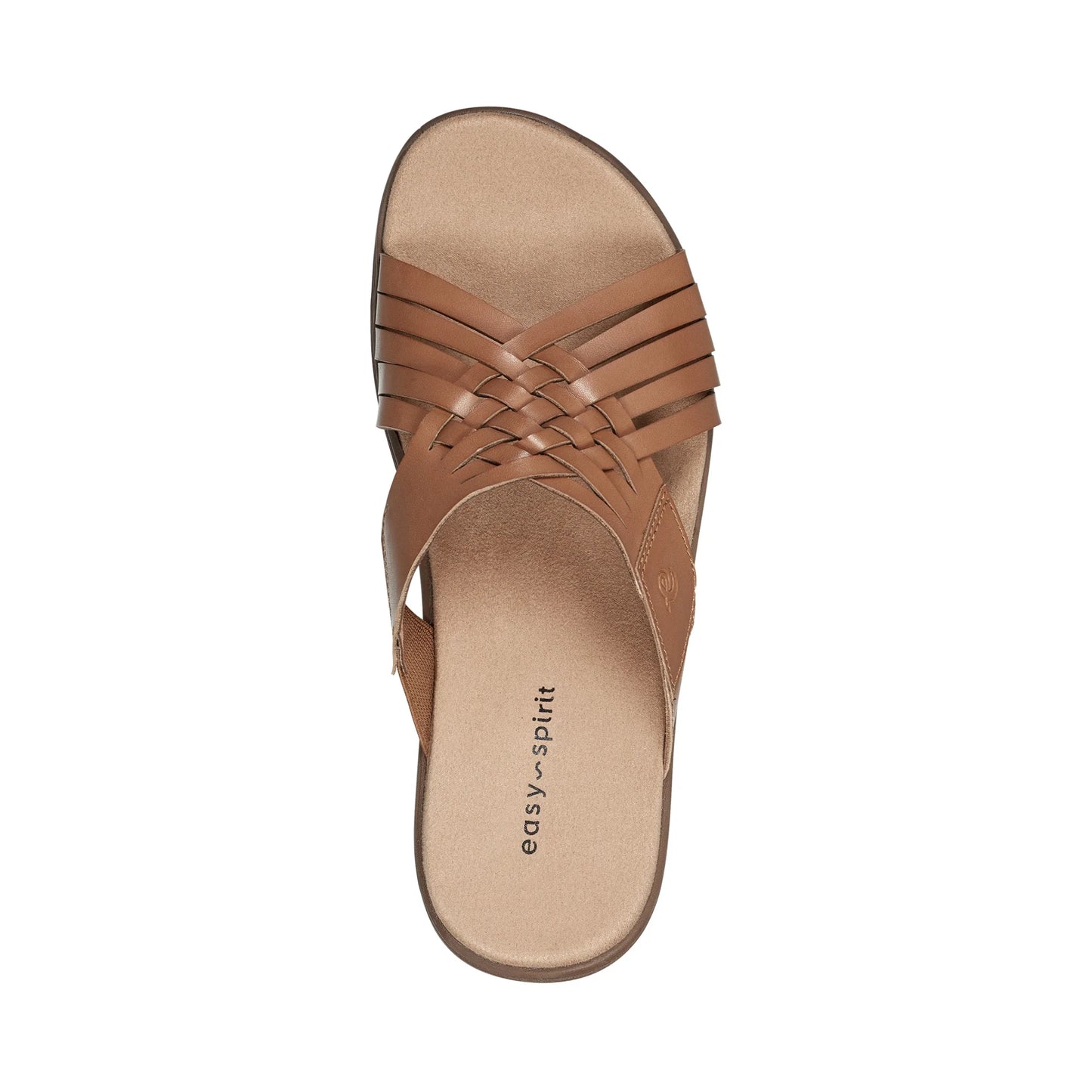 EASY SPIRIT MEADOW SLIP ON SANDALS - MEDIUM BROWN