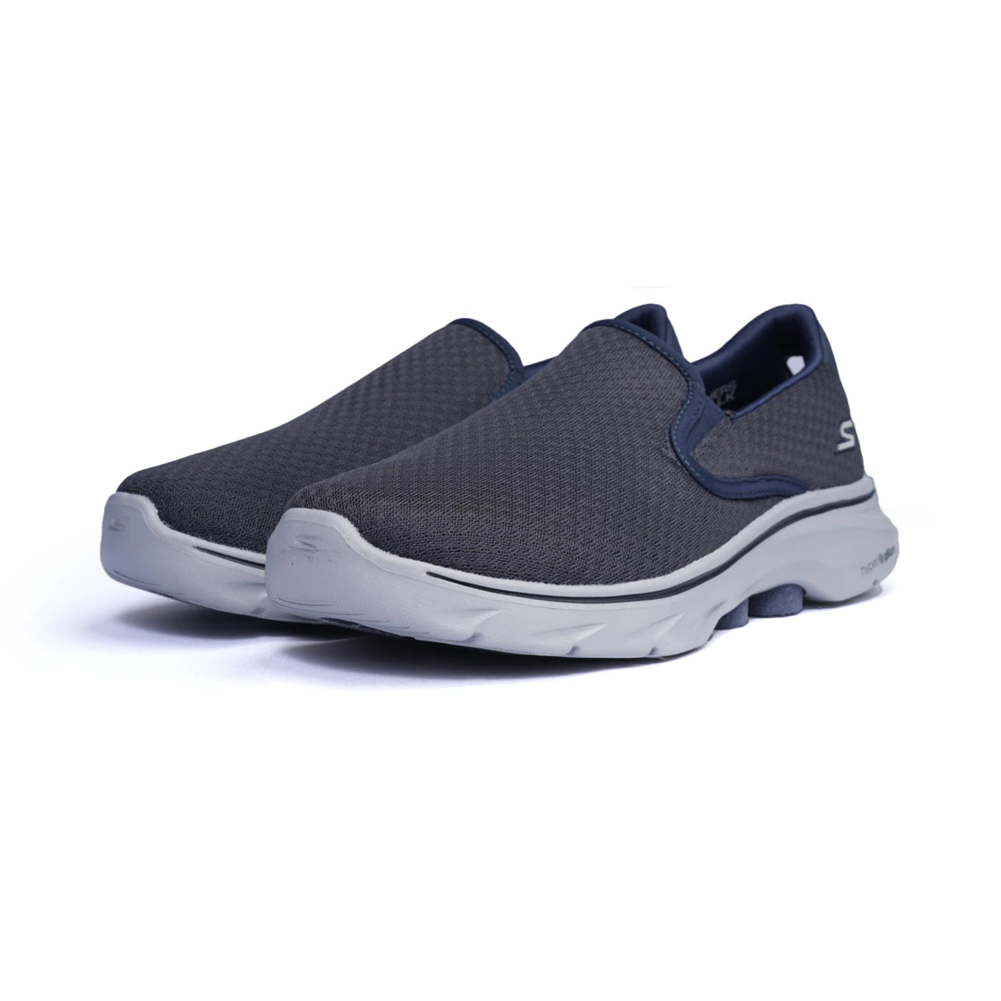 Skechers Go Walk 7 Men Memory Foam Walking Shoes Navy