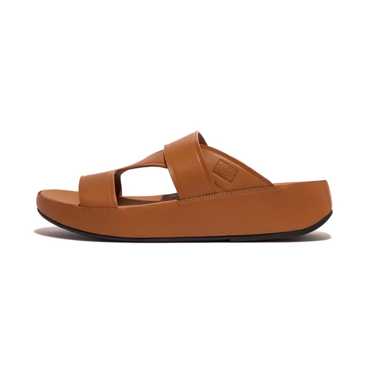 FITFLOP MENS LEATHER SLIDES -