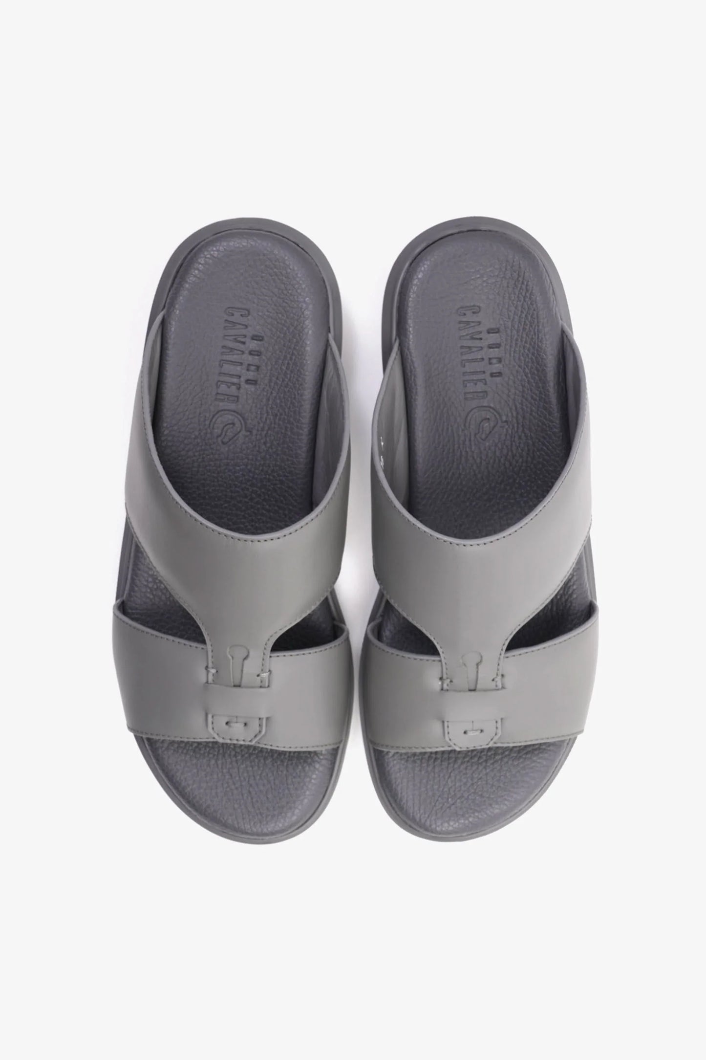 Cavalier Uomo Men's Comfortable Slip-On Sandals Grey MSDCVALP116