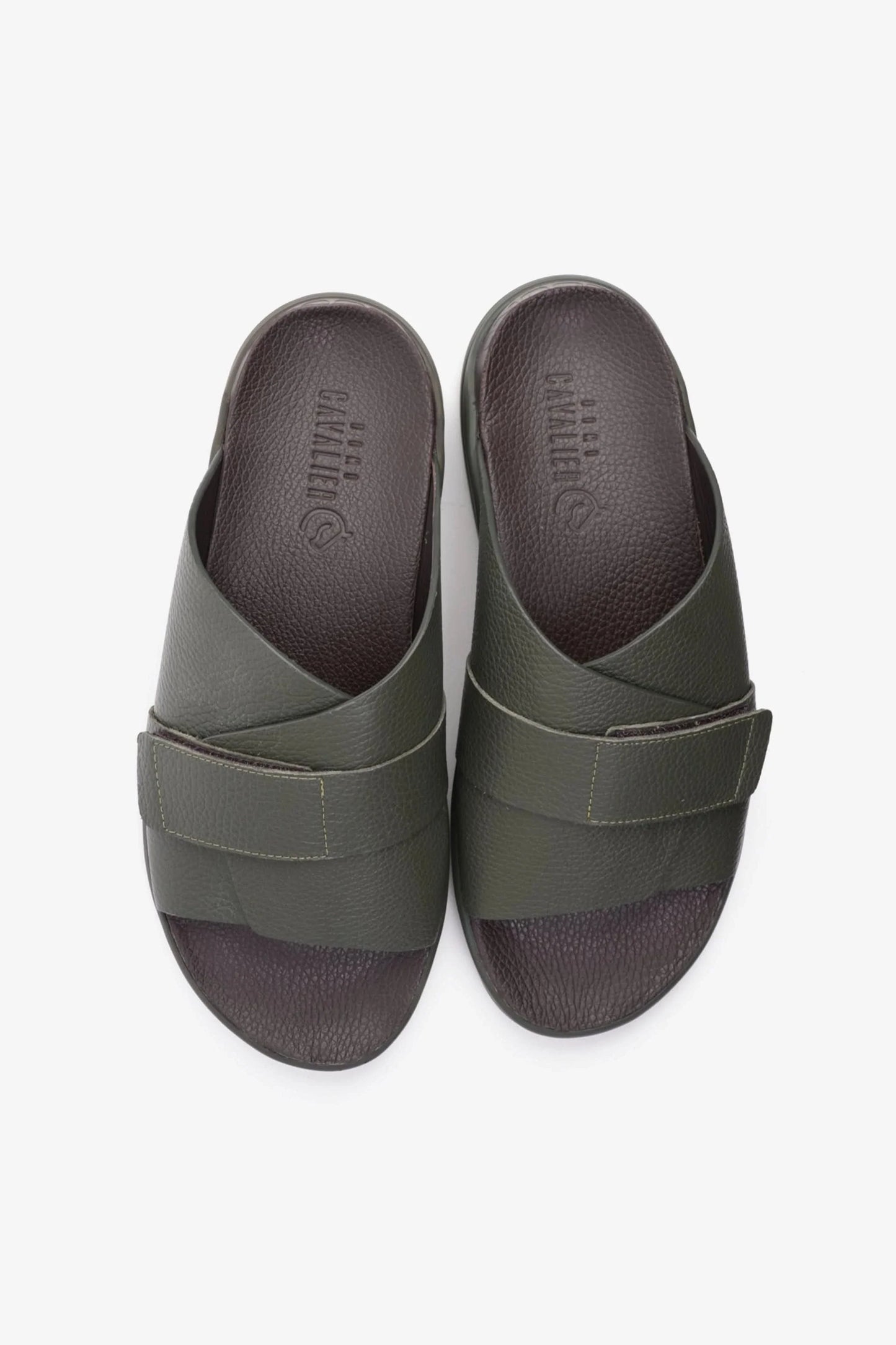 Cavalier Uomo Men's Strappy Sandals Olive MSDCVSUN508