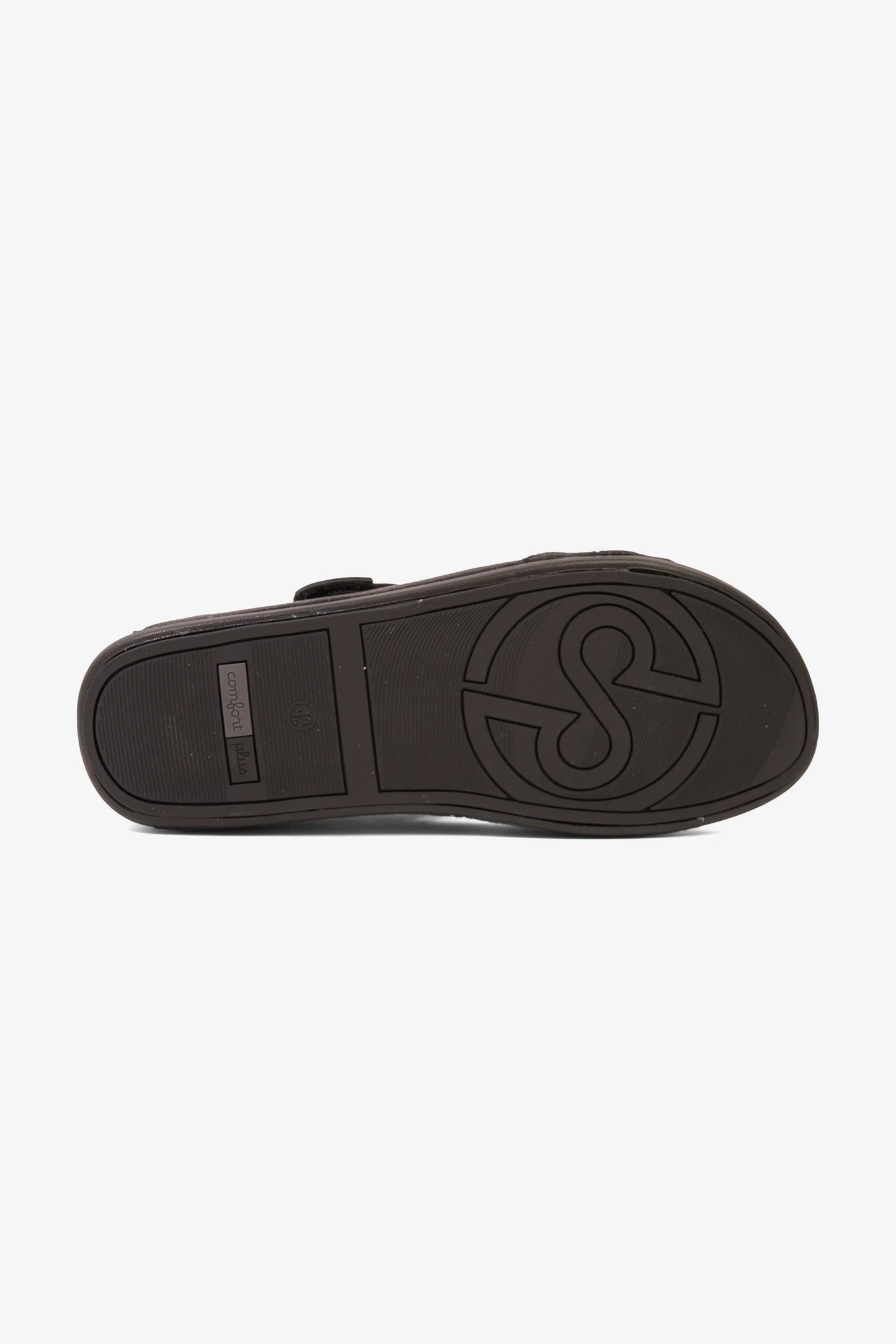 Comfort Plus Men's Elite Cushion Arabic Sandals Black MSDGBCPAS101
