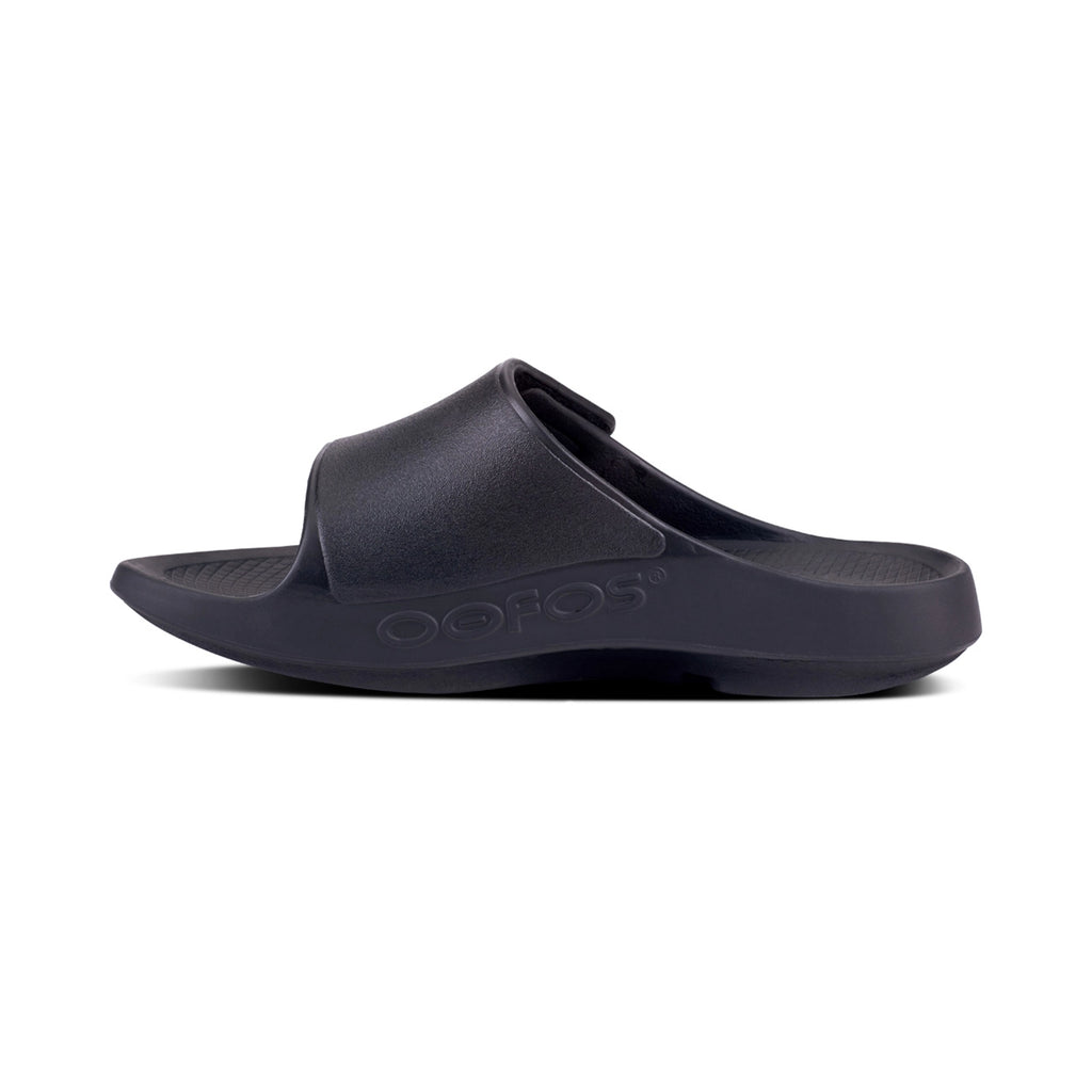 OOFOS MEN'S OOAHH SPORT FLEX SANDAL - MATTE BLACK