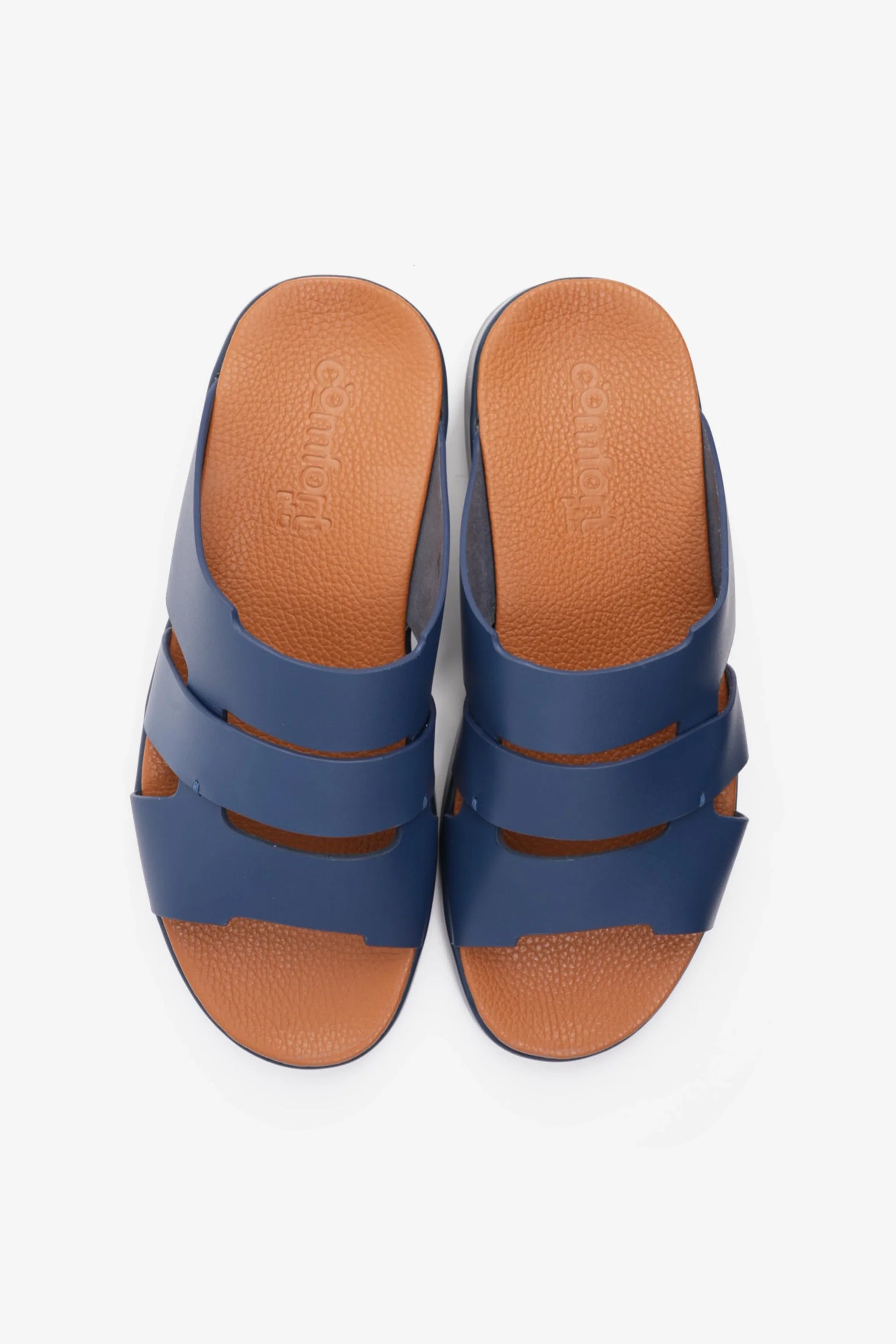 Comfort Plus Men's 2.2mm Arabic Sandals Navy MSDCPKYB66