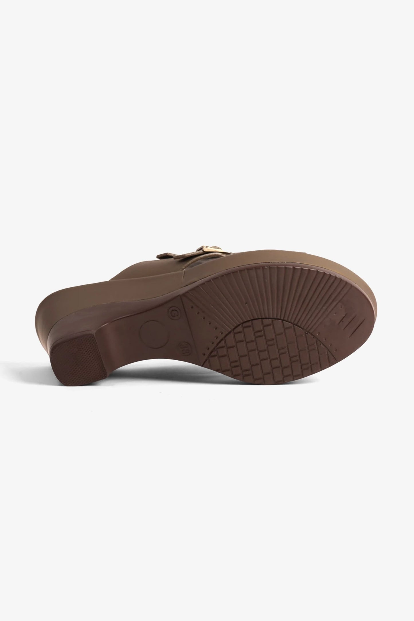 Comfort Plus Women's Wedge Mules Truffle LSDCP9109