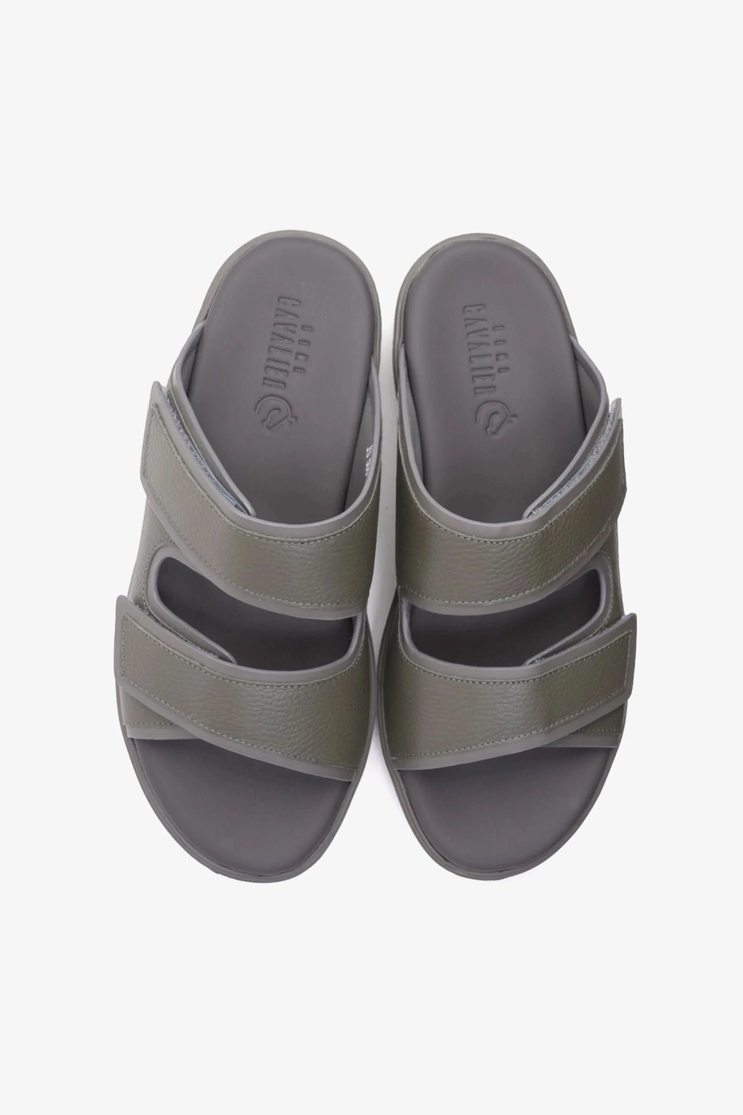 Cavalier Uomo Men's Designer Strap Arabic Sandals Grey MSDCVJS506