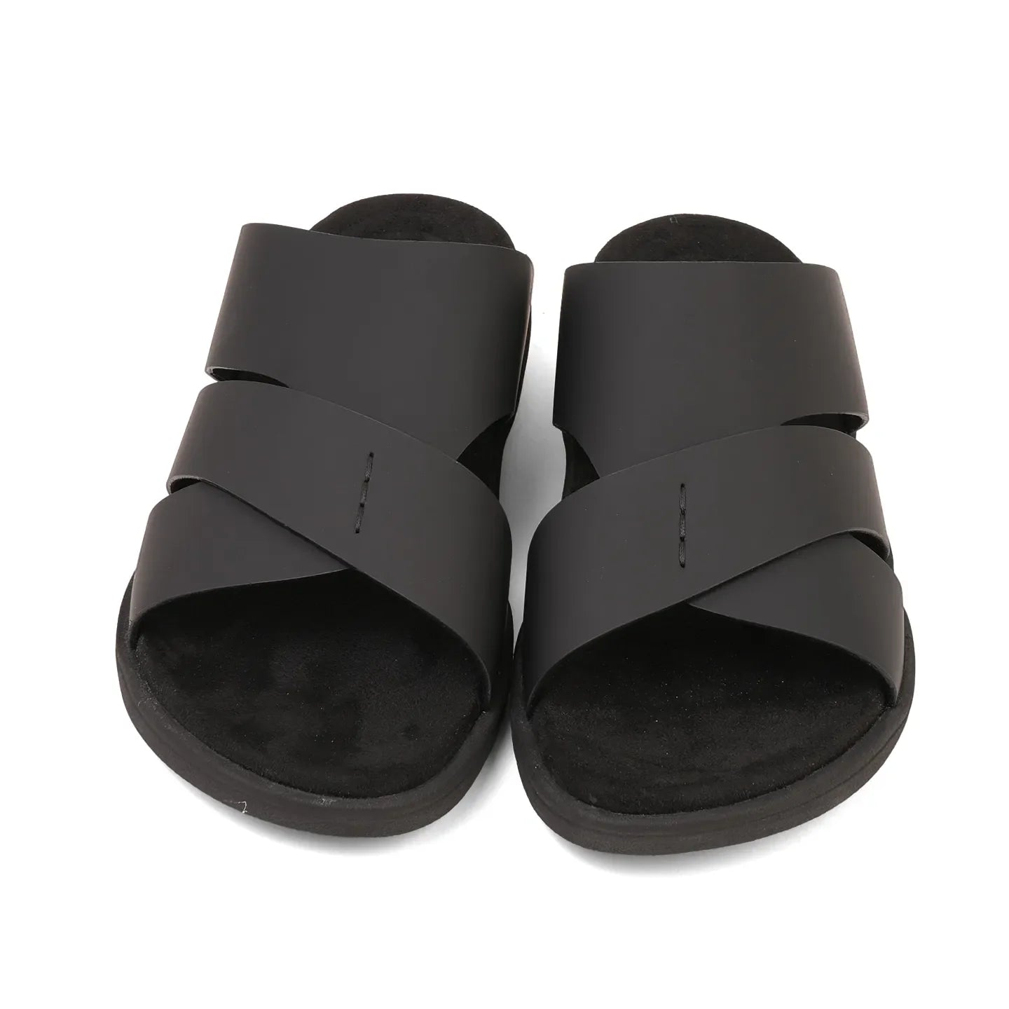 Aetrex Premium Comfort Foot Bed Arabic Sandals Black