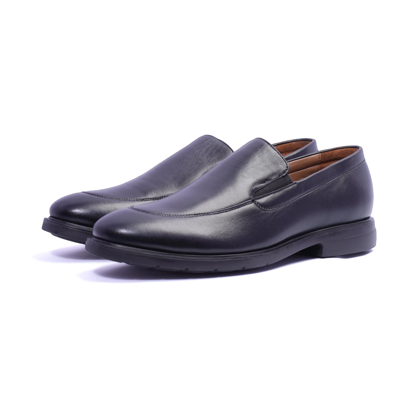 Comfort Plus Classic Penny Loafers Black