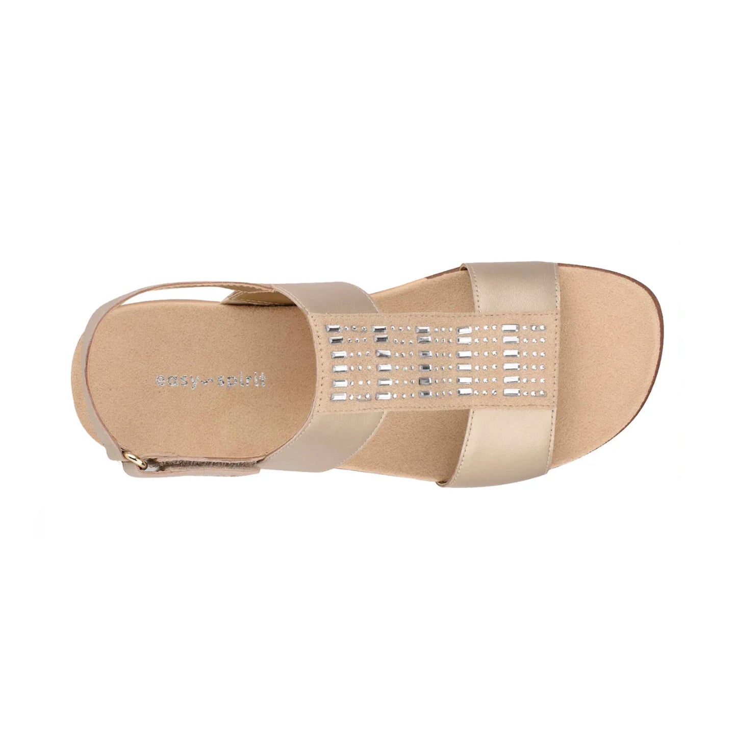 EASY SPIRIT LADIES SANDALS GOLD (LSDESSEHAZEL)