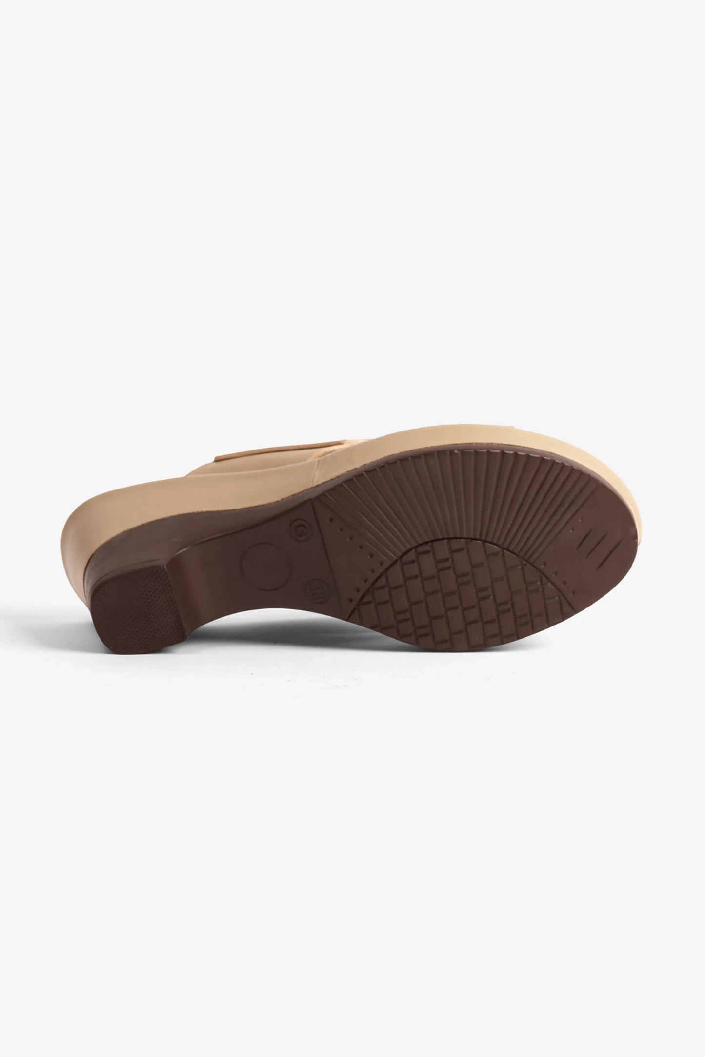 Comfort Plus Women's Cross-Strap Slide Sandals Beige LSDCP9108