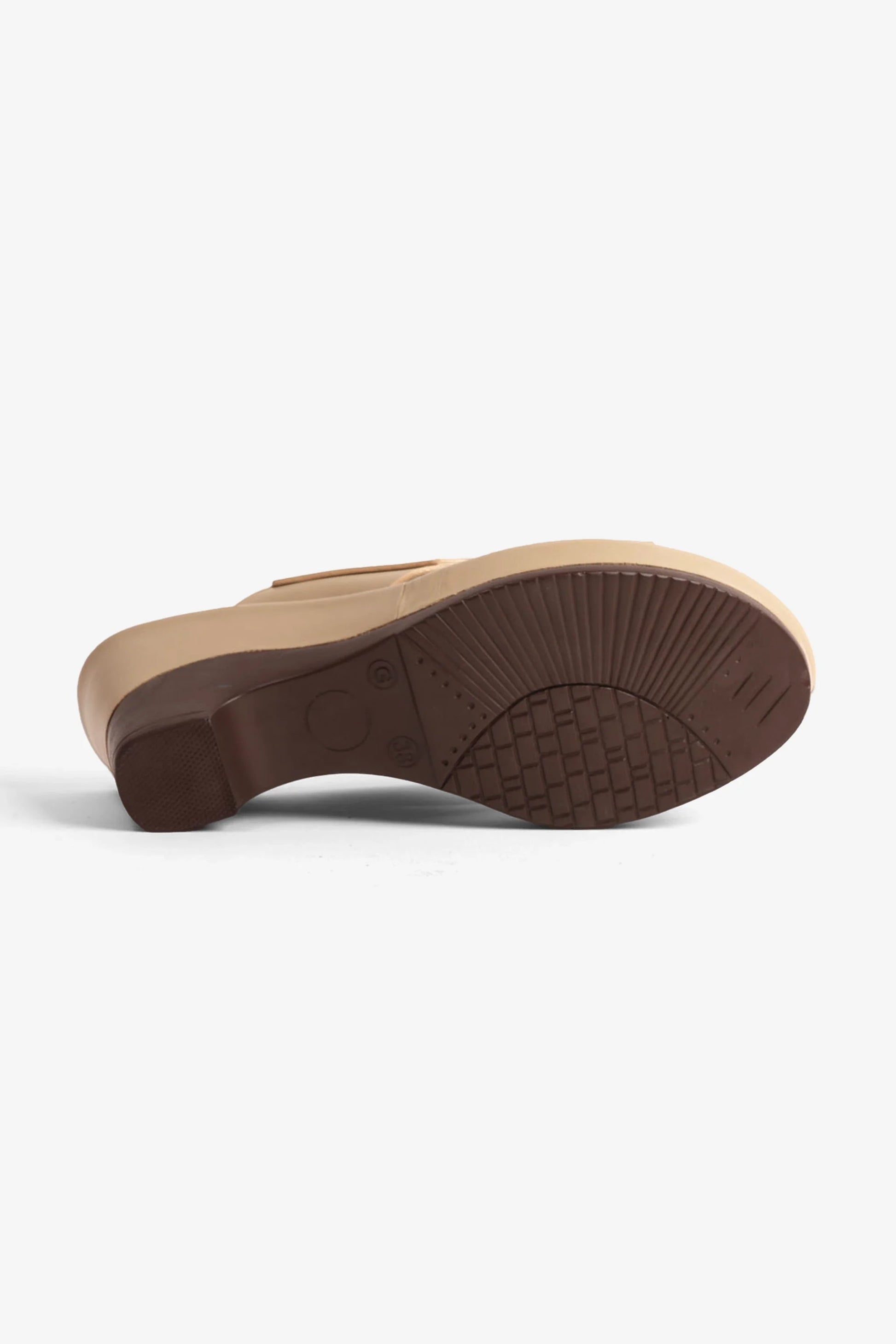Comfort Plus Women's Cross-Strap Slide Sandals Beige LSDCP9108