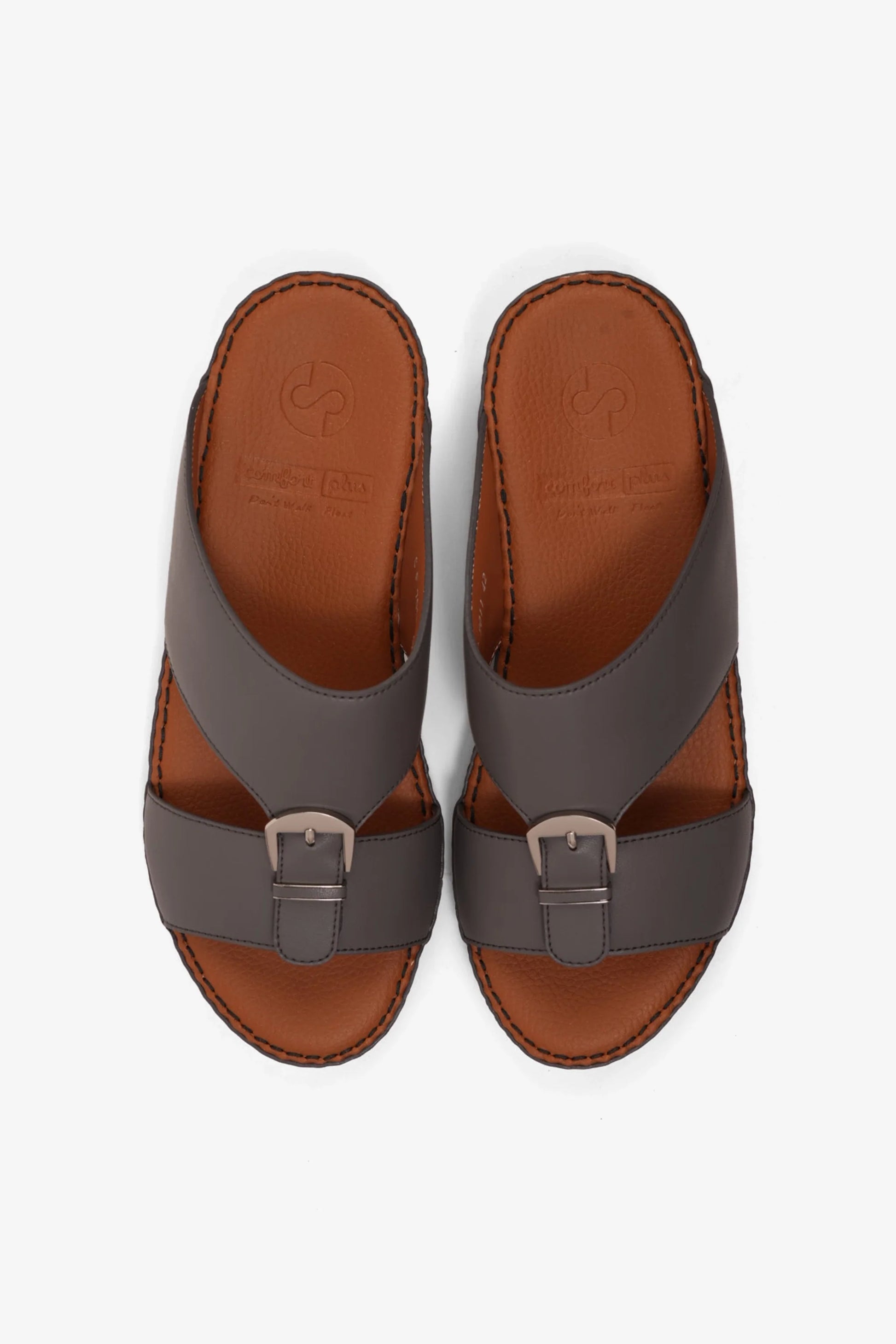 Comfort Plus Men's Arabic Sandals Dark Grey MSDCP7011